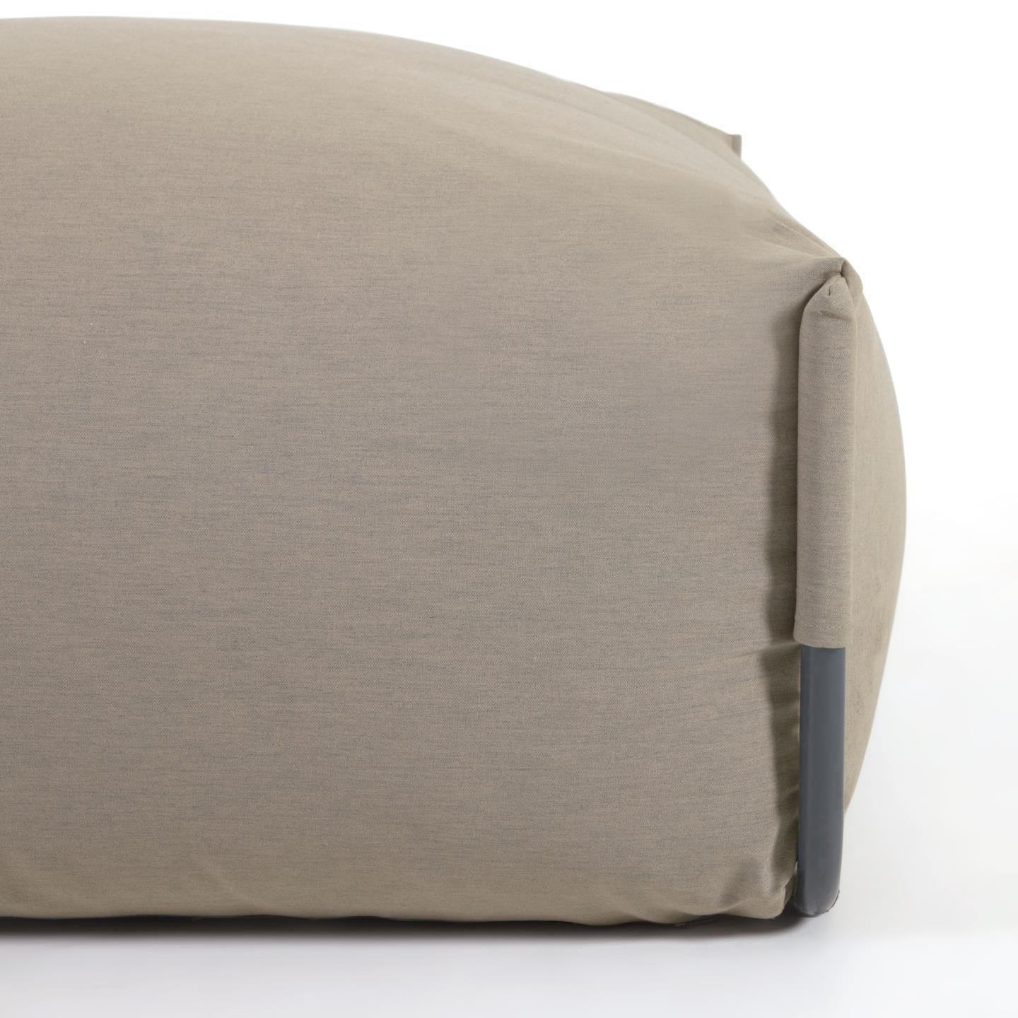 Sofa modułowa ogrodowa SQUARE - puf khaki - Image 5