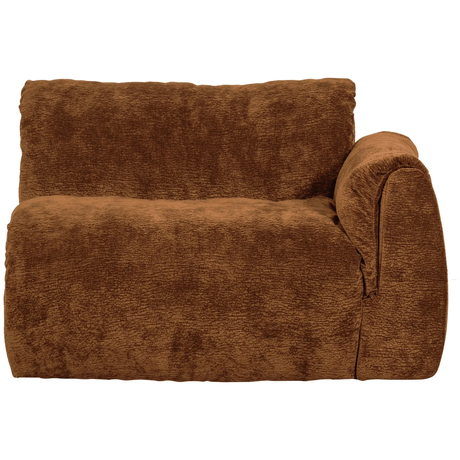 Sofa modułowa BAGGY 3D - element prawostronny brązowy - Image 3