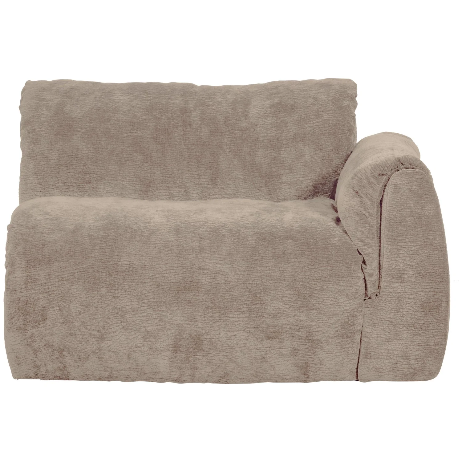 Sofa modułowa BAGGY 3D - element prawostronny piaskowy - Image 4