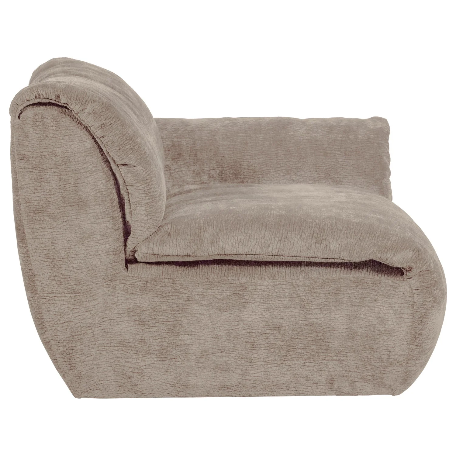 Sofa modułowa BAGGY 3D - element prawostronny piaskowy - Image 8