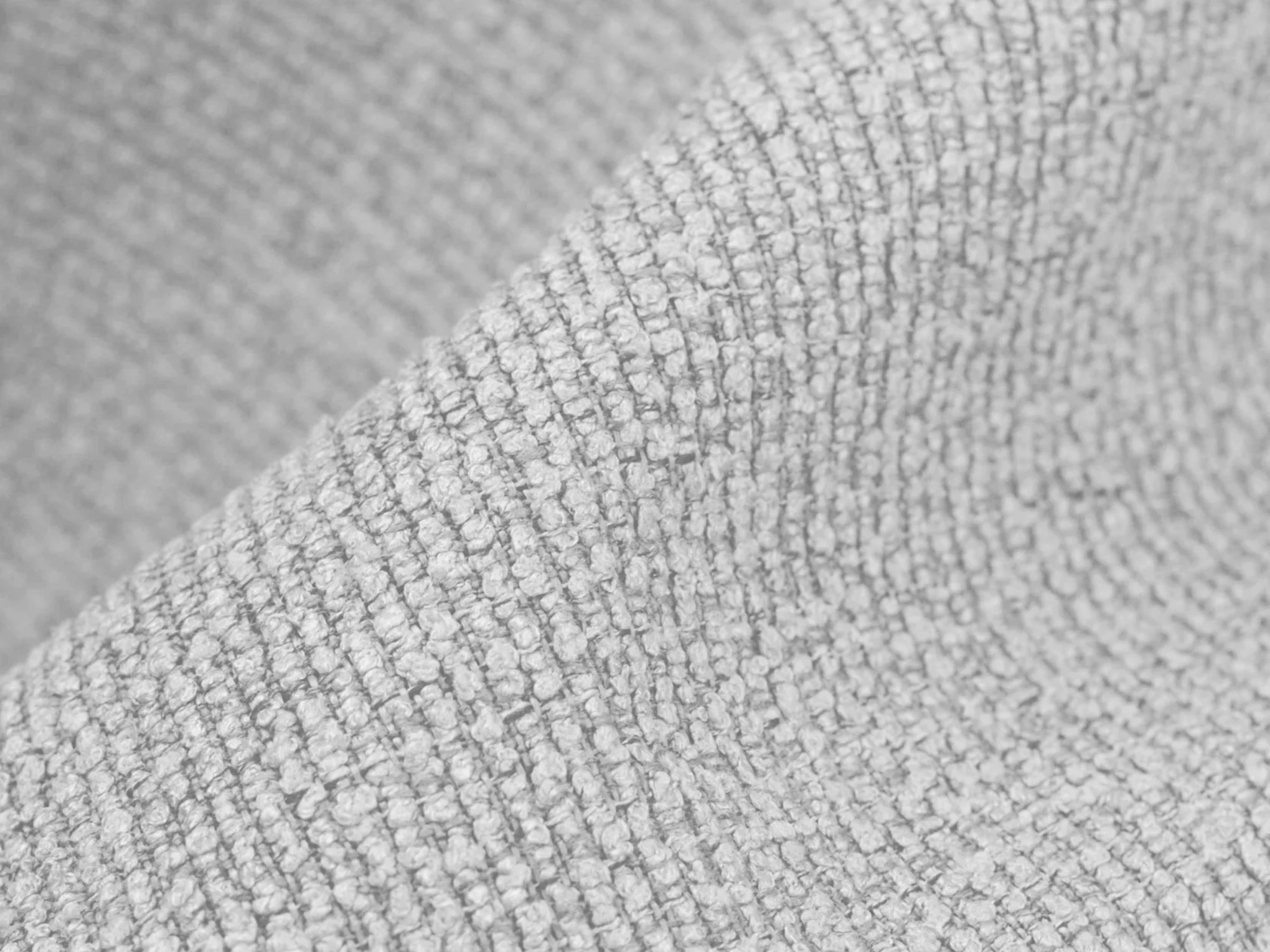 Sofa modułowa prawostronna otwarta 3-osobowa ALOHA srebrny boucle - Image 6