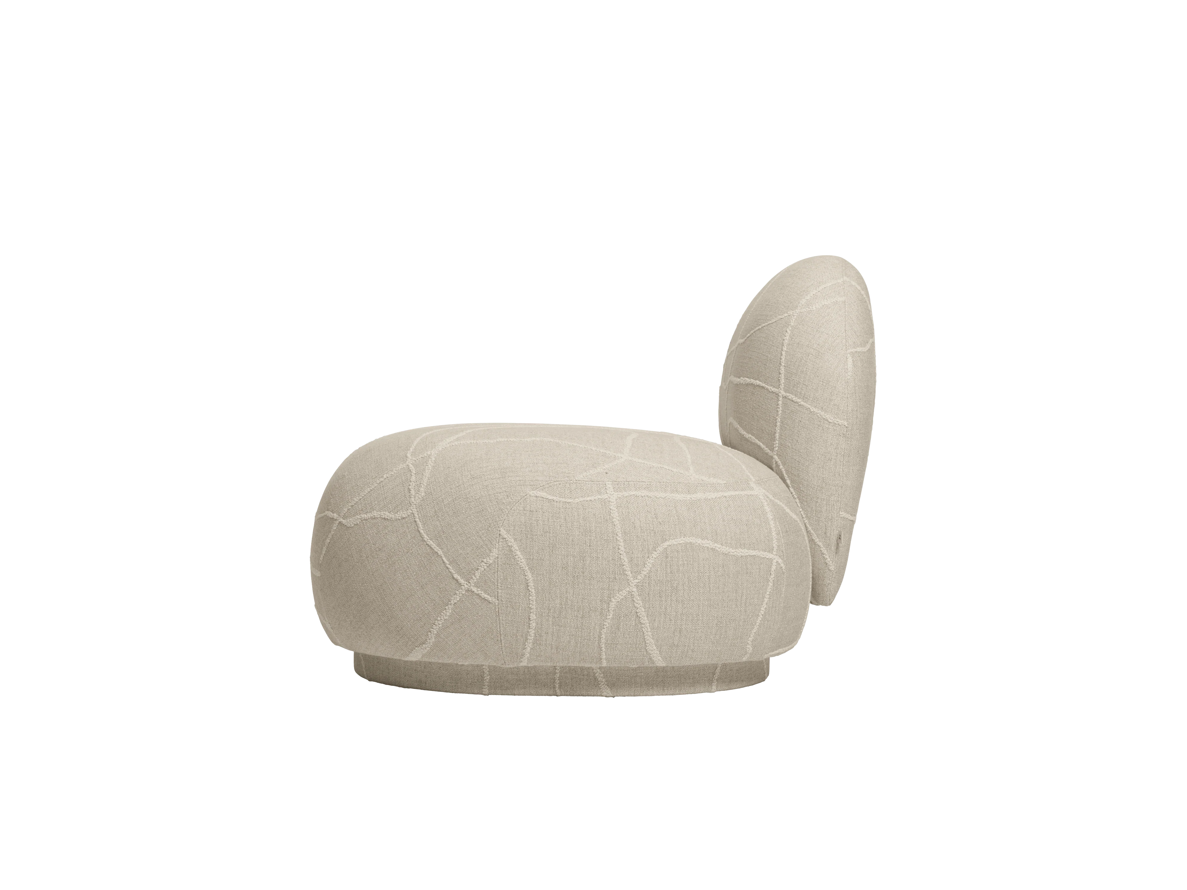 Sofa modułowa RICO Can Lis - element końcowy otwarty prawostronny piaskowy z białym - Image 5