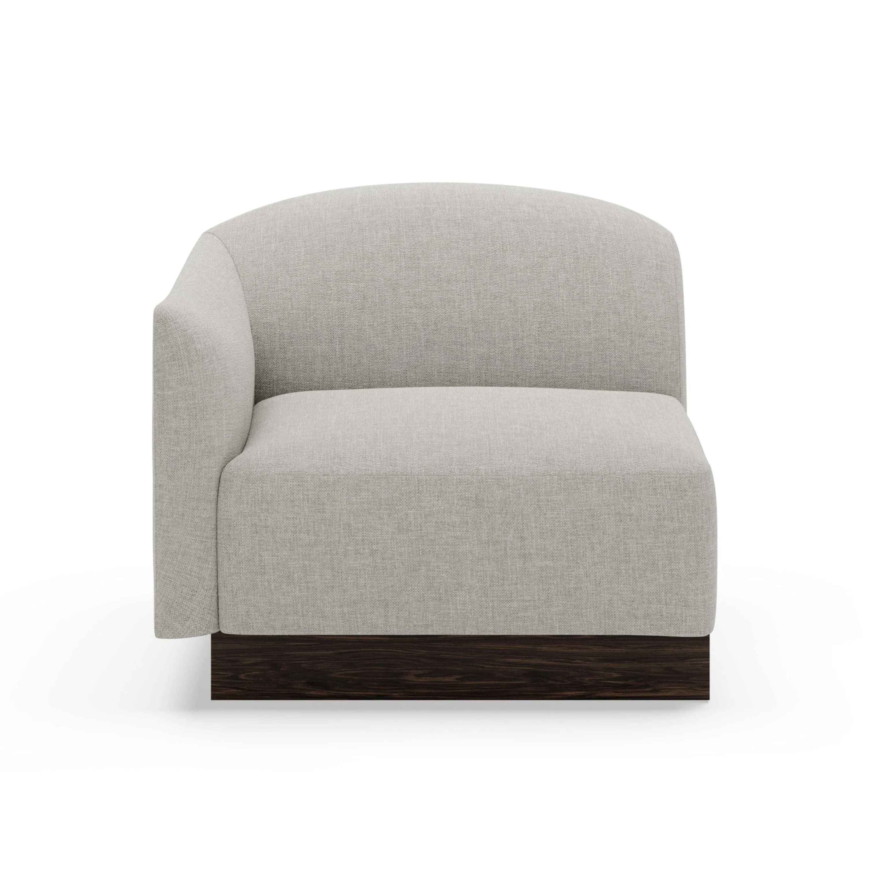 Sofa modułowa SHORE - element końcowy lewostronny personalizowany