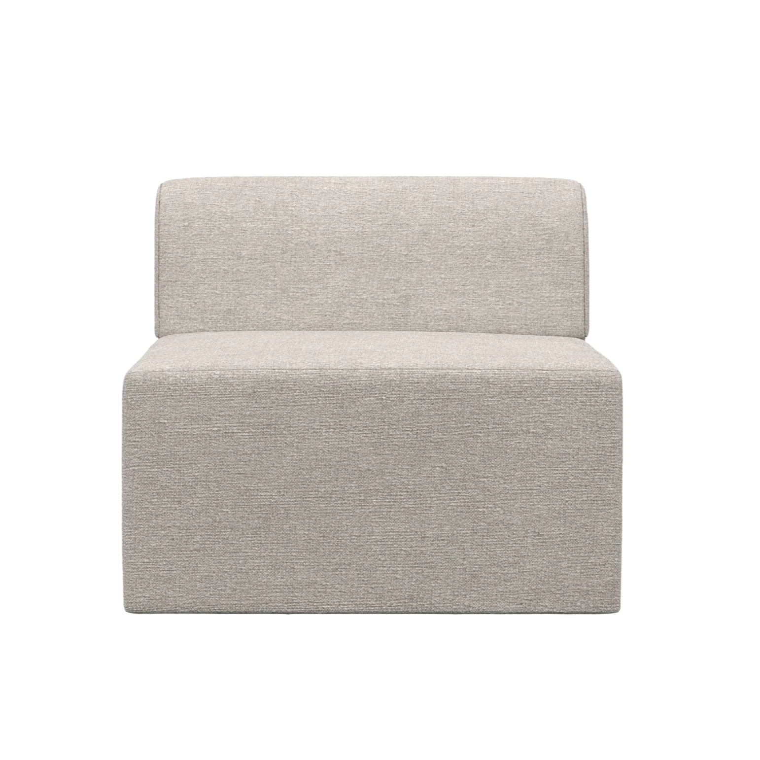 Sofa modułowa TORI - moduł środkowy jasnoszary