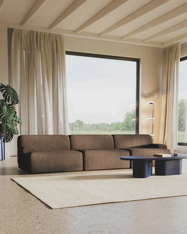 Sofa modułowa UMI - element lewostronny brązowy - Image 2
