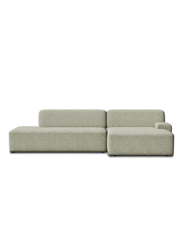 Sofa modułowa UMI - element otwarty prawostronny jasny zielony - Image 5