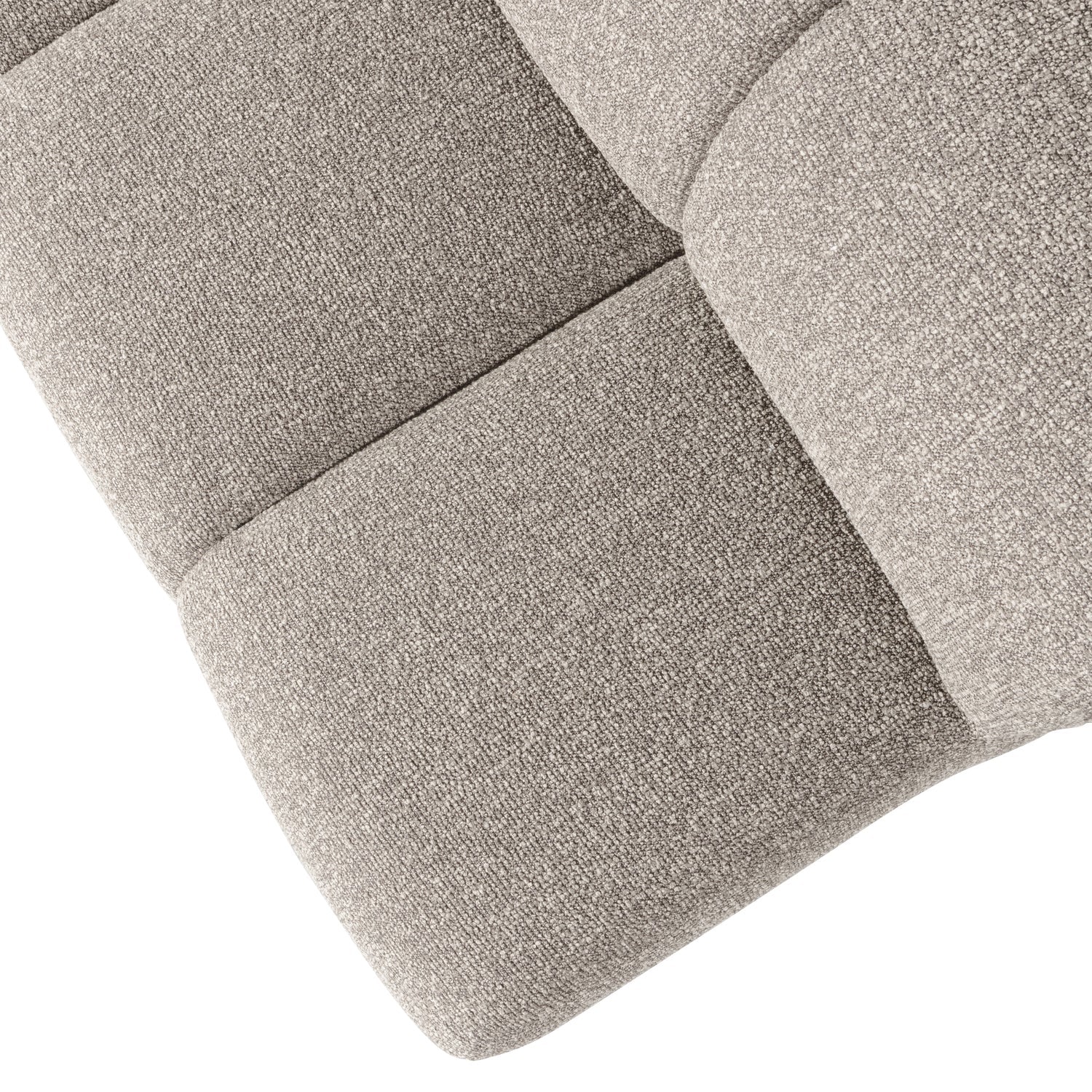 Sofa modułowa MOJO BENCH - element 3-osobowy beżowy melanż bouclé - Image 4