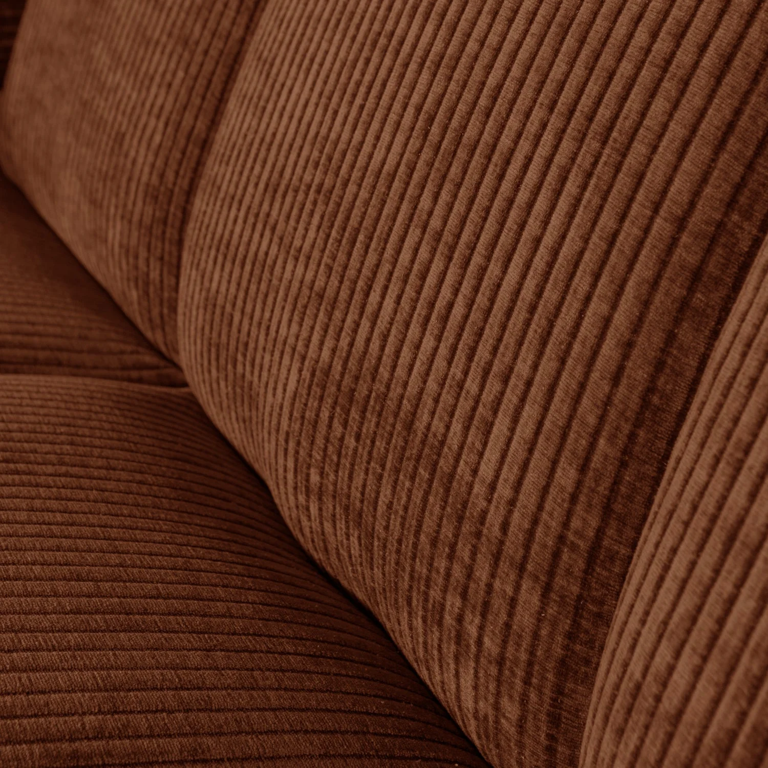 Sofa modułowa MOJO BENCH - element 3-osobowy brązowy sztruks - Image 3
