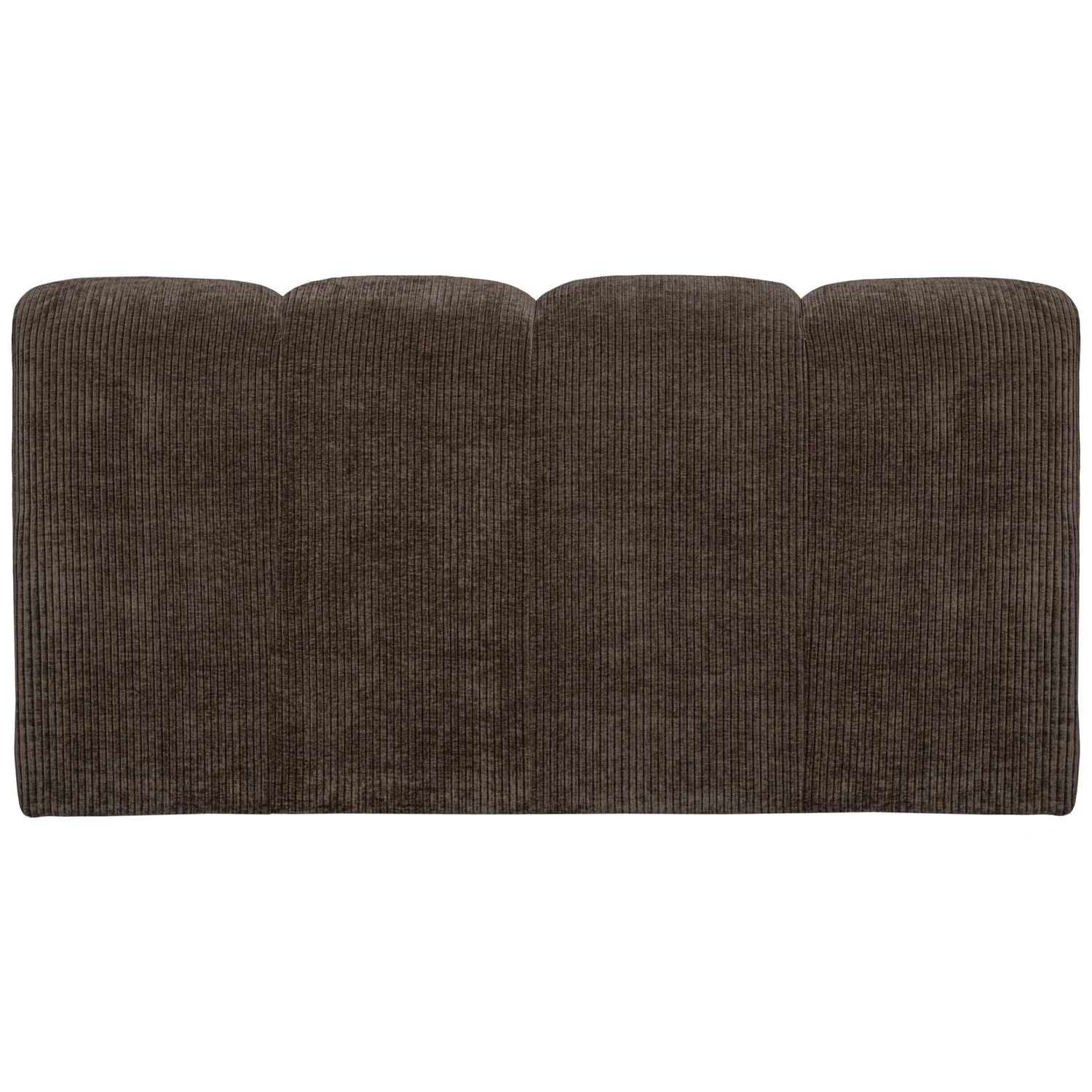 Sofa modułowa MOJO BENCH - element 3-osobowy ciemnobrązowy sztruks - Image 4