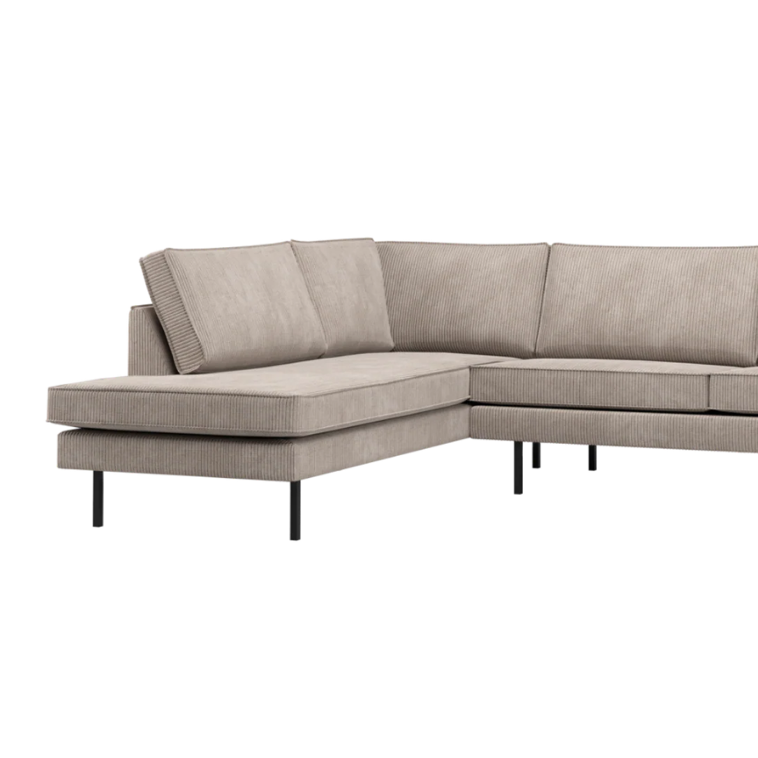 Sofa narożna lewostronna RODEO piaskowy sztruks - Image 2