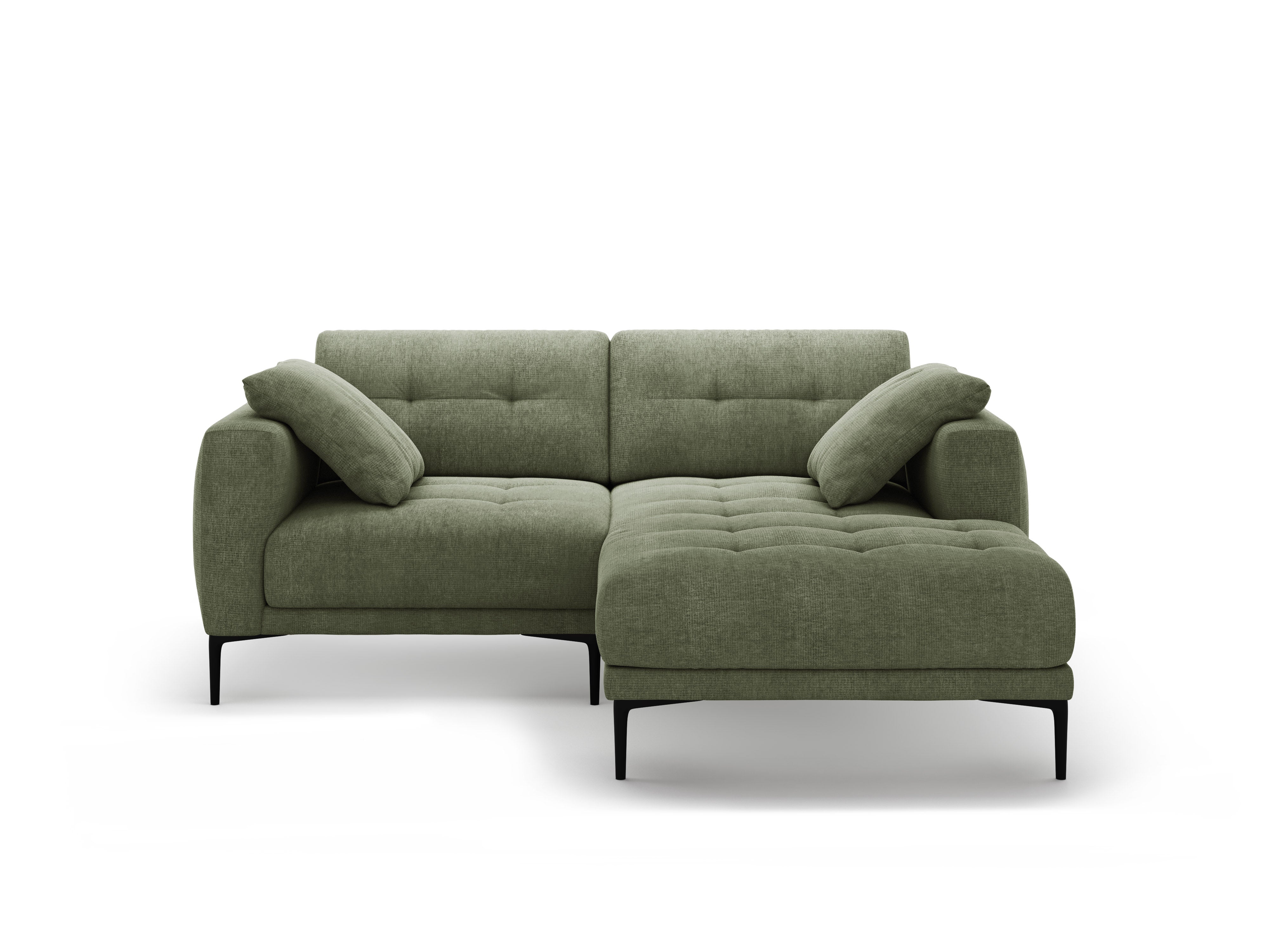 Sofa narożna prawostronna BEMY oliwkowy szenil - Image 4