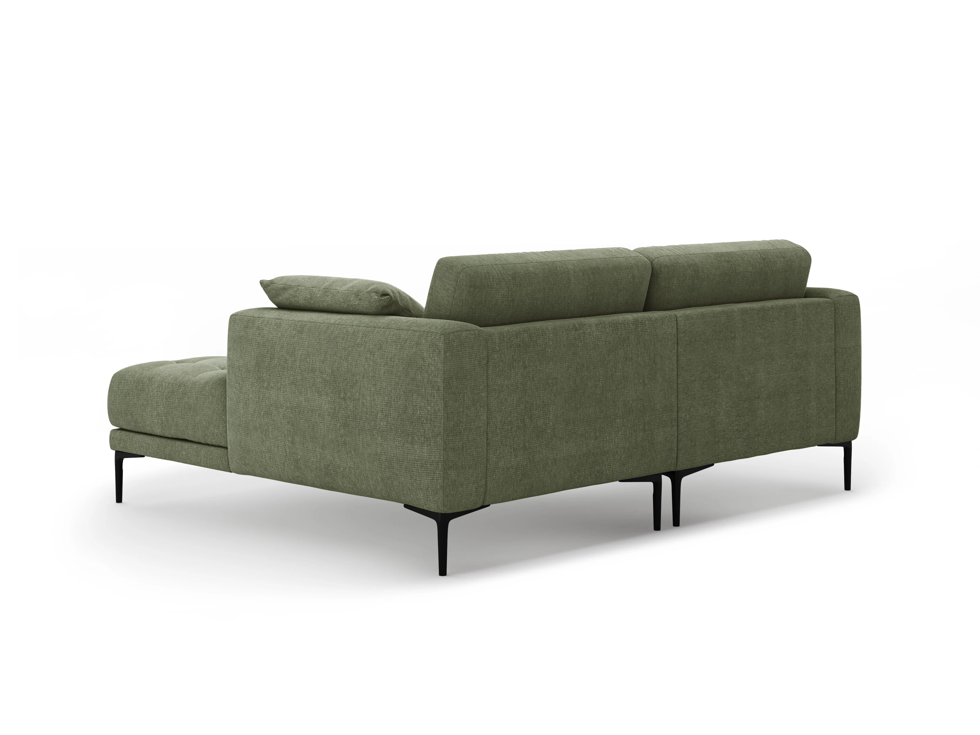 Sofa narożna prawostronna BEMY oliwkowy szenil - Image 5