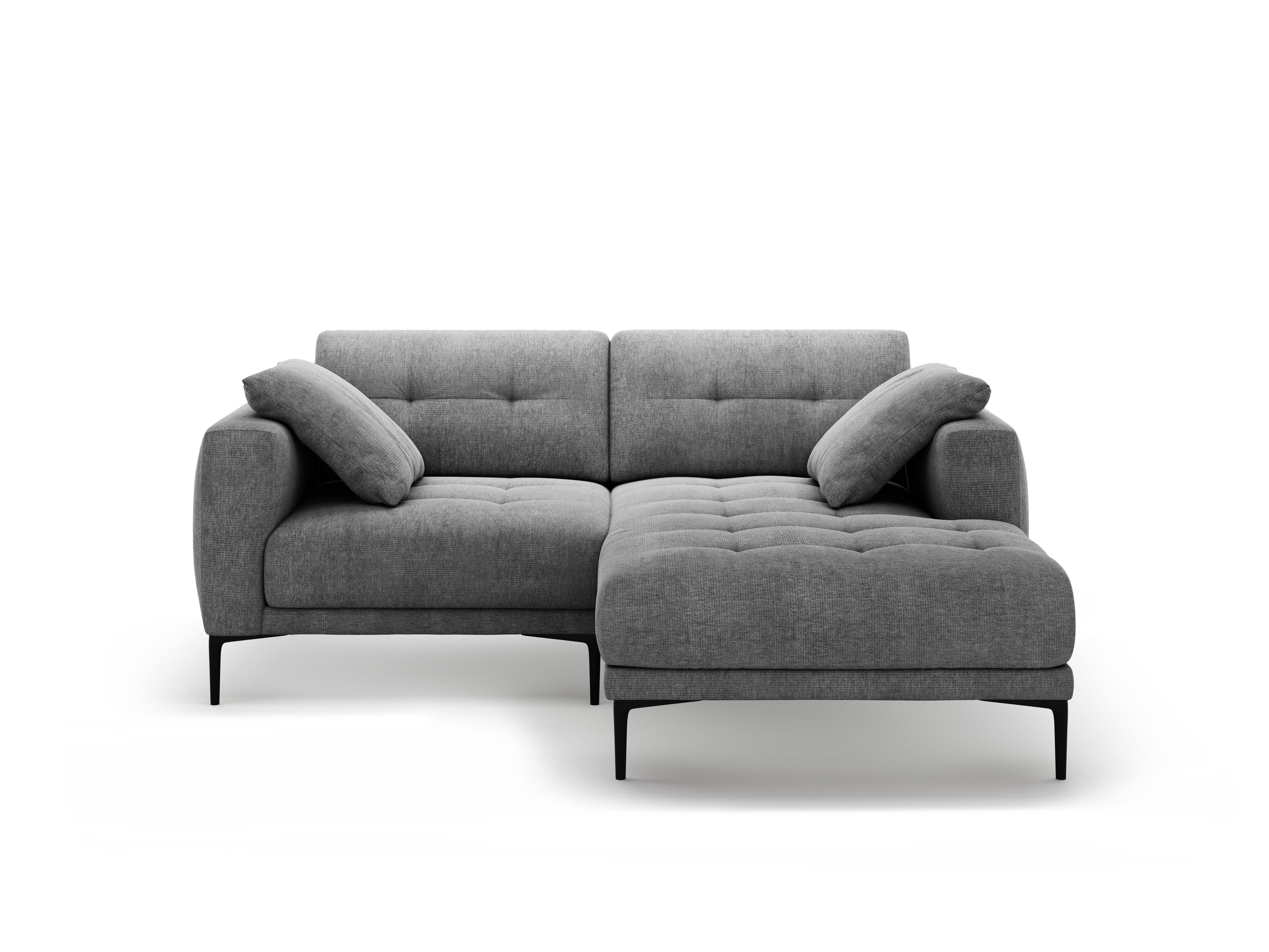 Sofa narożna prawostronna BEMY szary szenil - Image 4