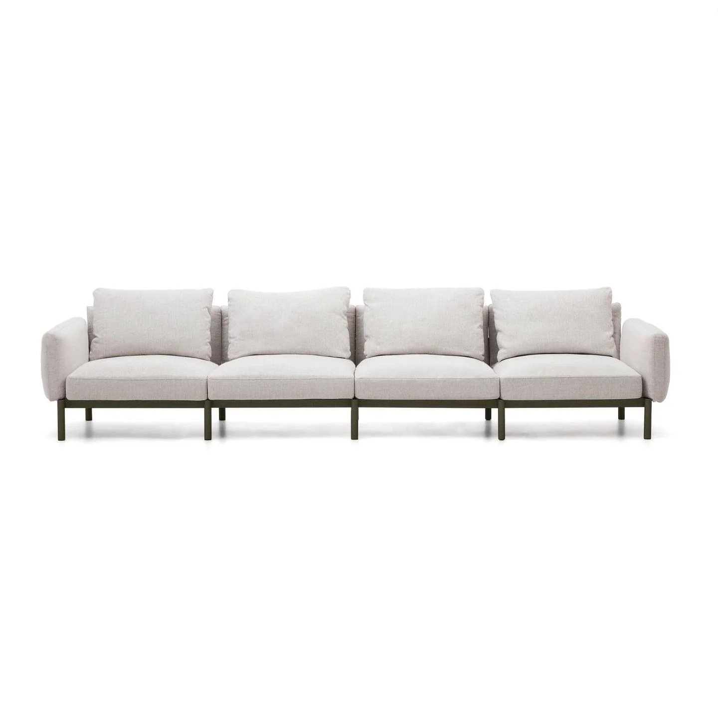 Sofa ogrodowa 4-osobowa SORELLS beżowy - Image 5