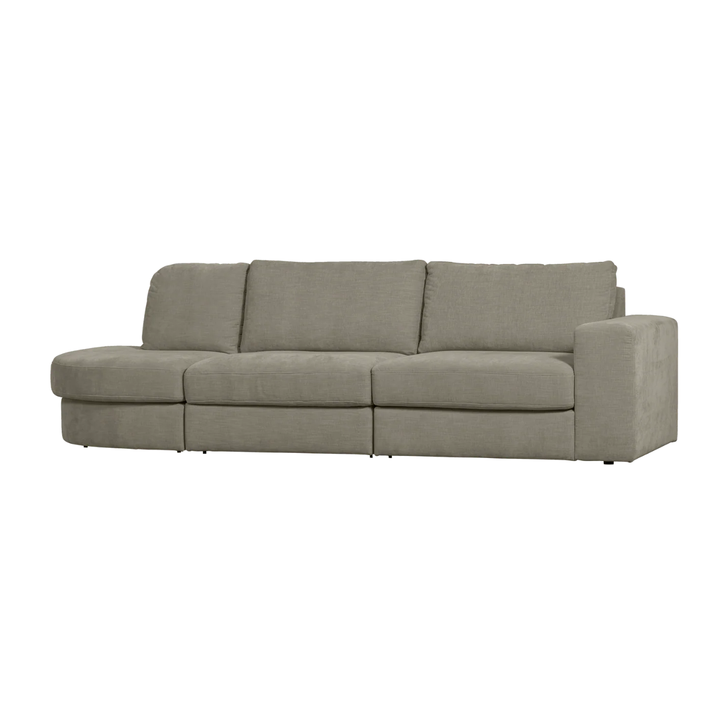 Sofa otwarta lewostronna FAMILY ciepły szary