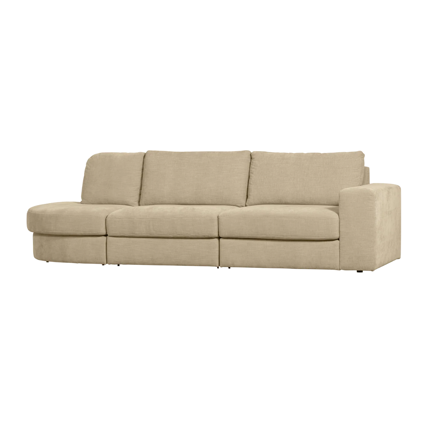 Sofa otwarta lewostronna FAMILY piaskowy