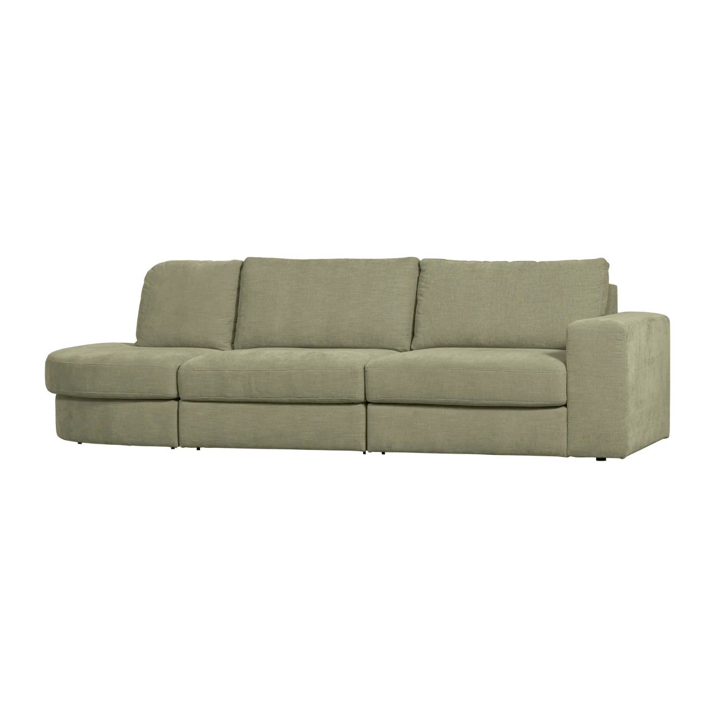Sofa otwarta lewostronna FAMILY zielony