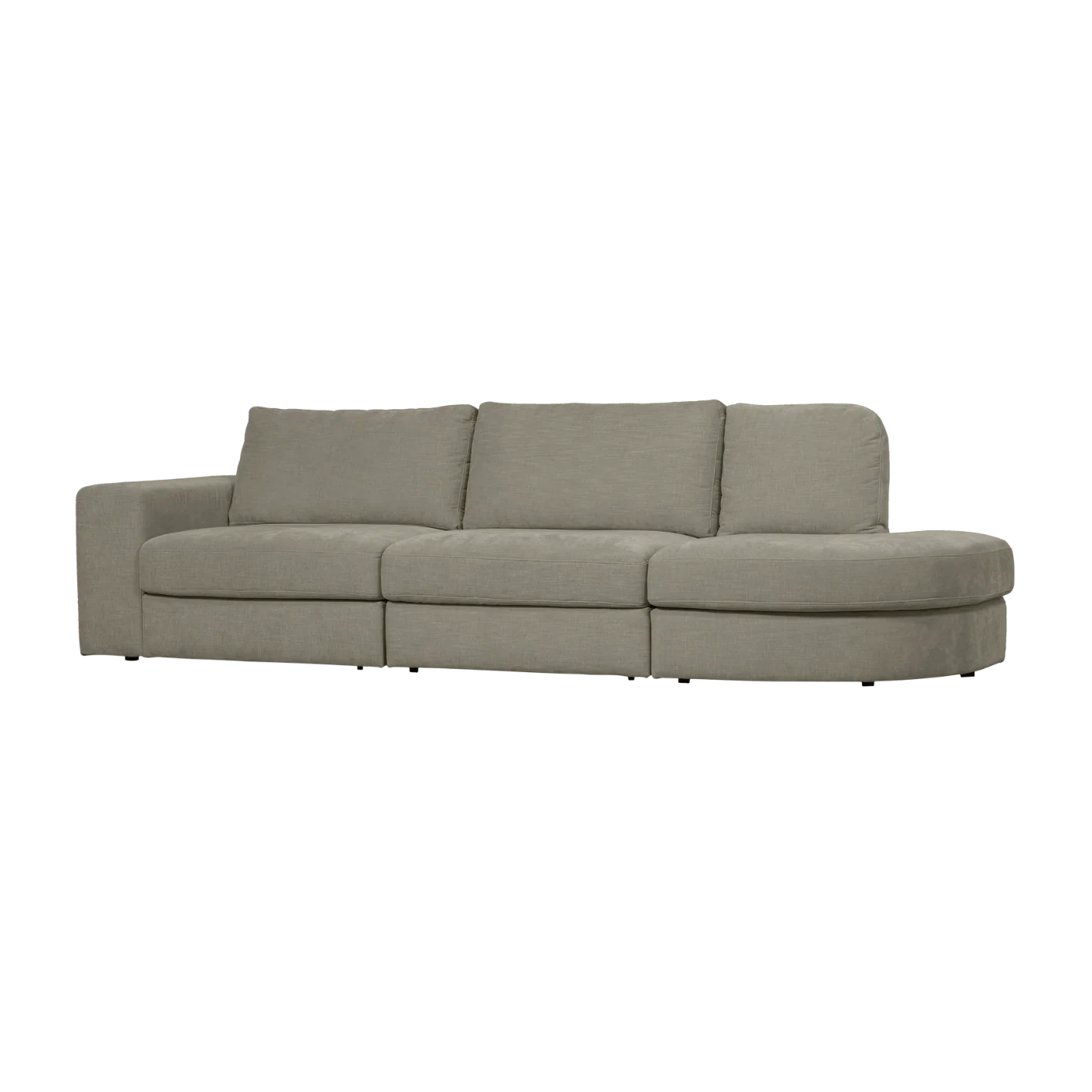 Sofa otwarta prawostronna FAMILY ciepły szary
