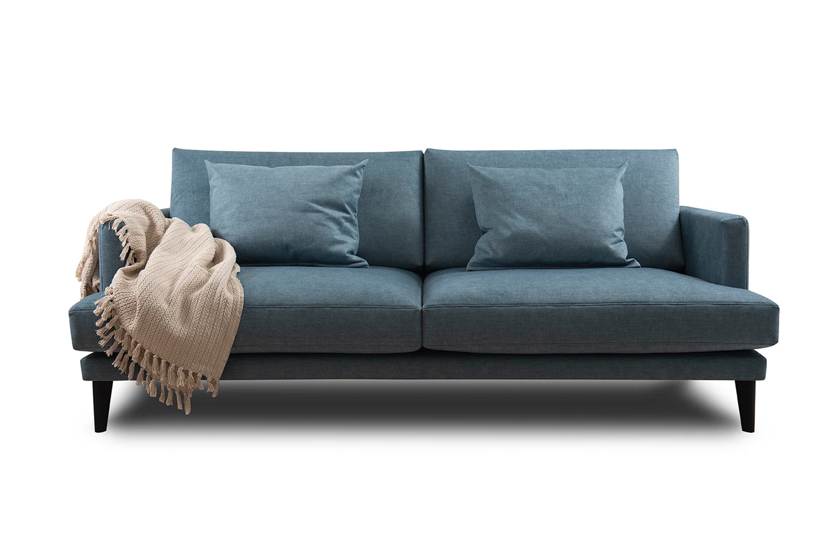 Sofa PARADISE tapicerowana z dębową podstawą - Image 11