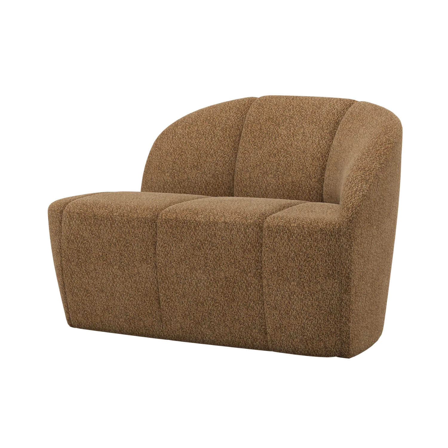 Sofa prawostronna 2-osobowa MOJO miodowy baranek