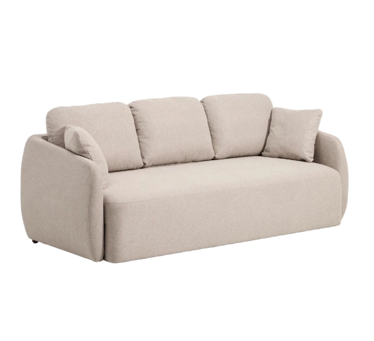 Sofa 3-osobowa z funkcją spania LAIRA beżowy