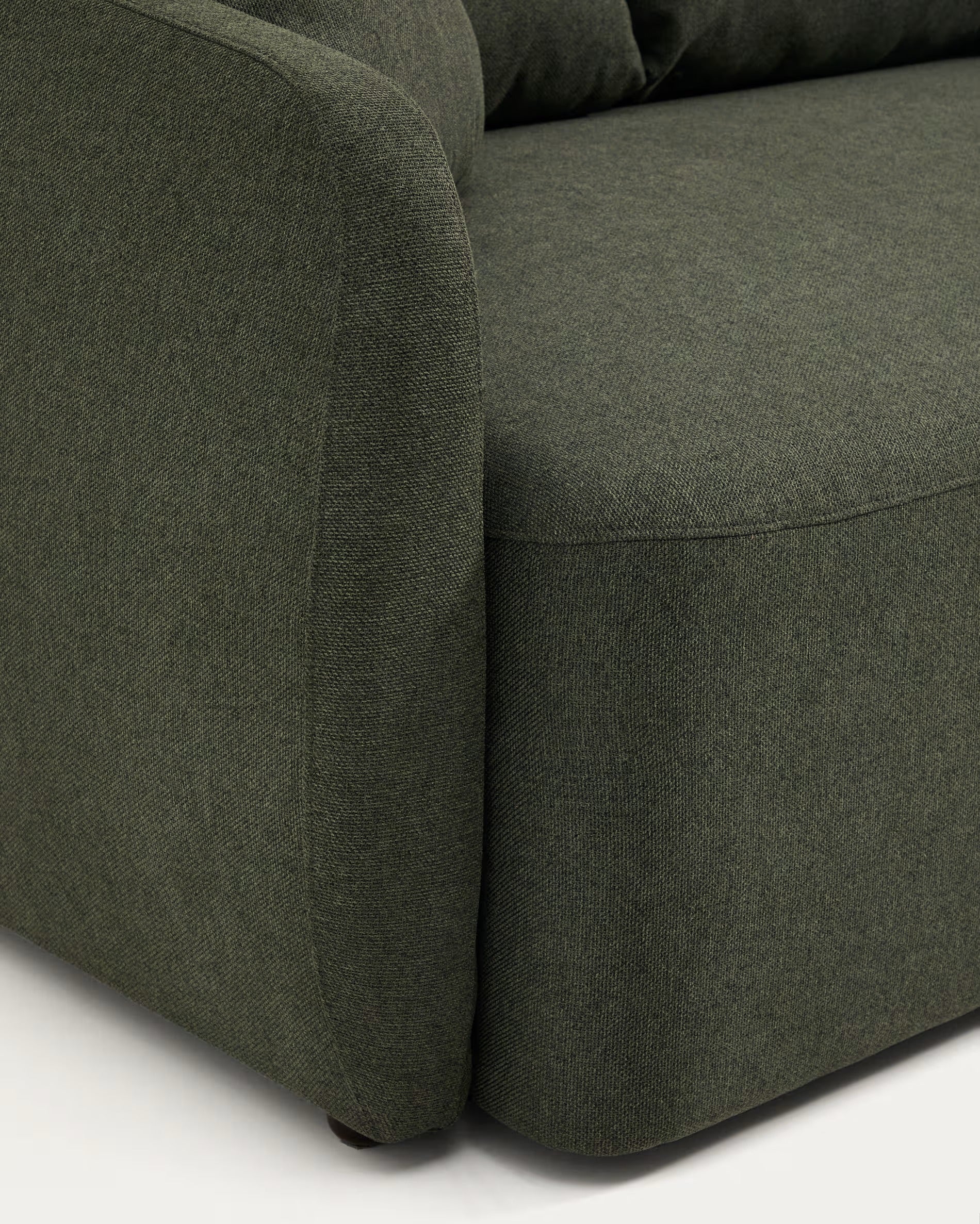 Sofa 3-osobowa z funkcją spania LAIRA ciemnozielony - Image 5