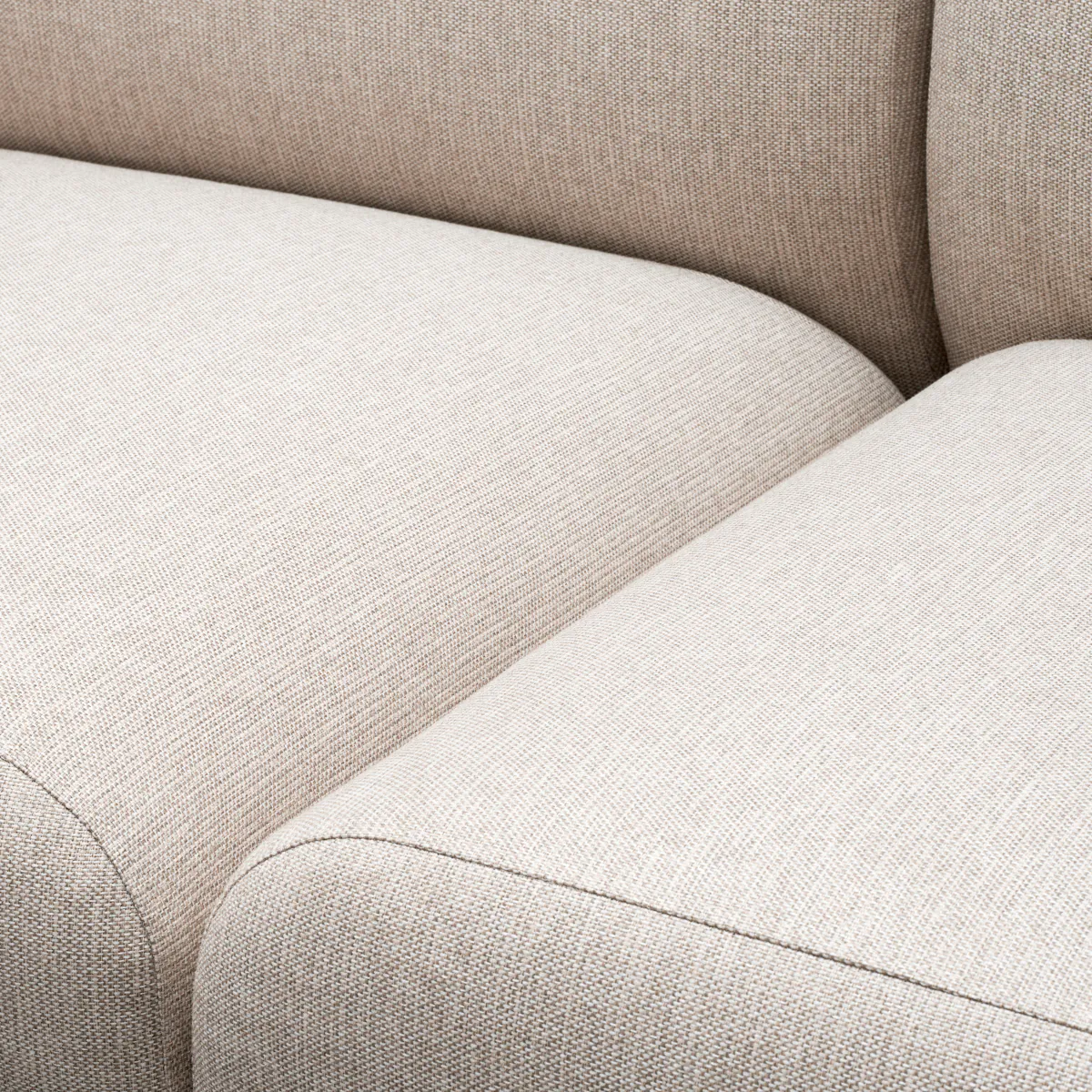 Sofa SEBASTIAN kremowy z fornirem eukaliptusowym - Image 7