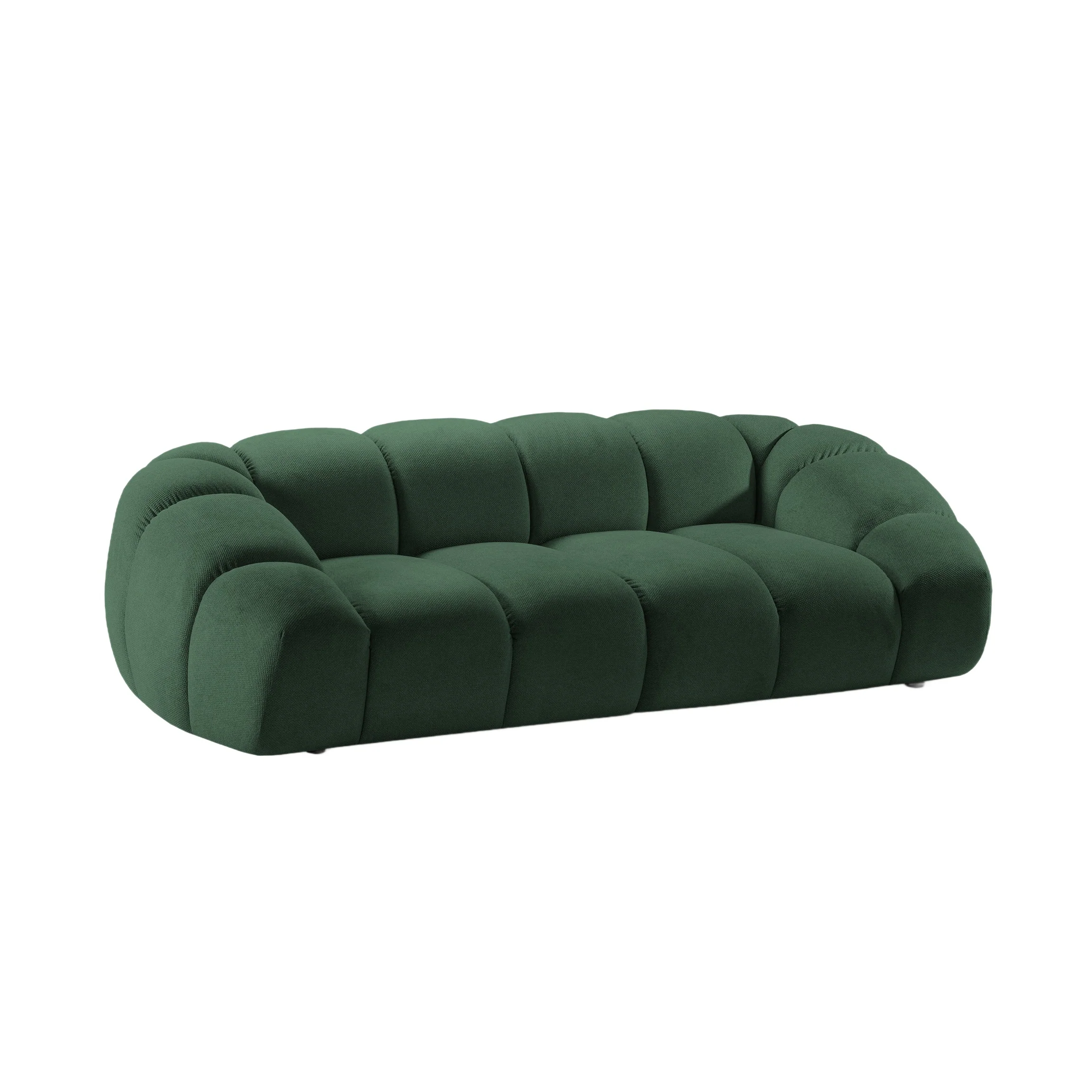 Sofa 3-osobowa DIANA ciemnozielony szenil