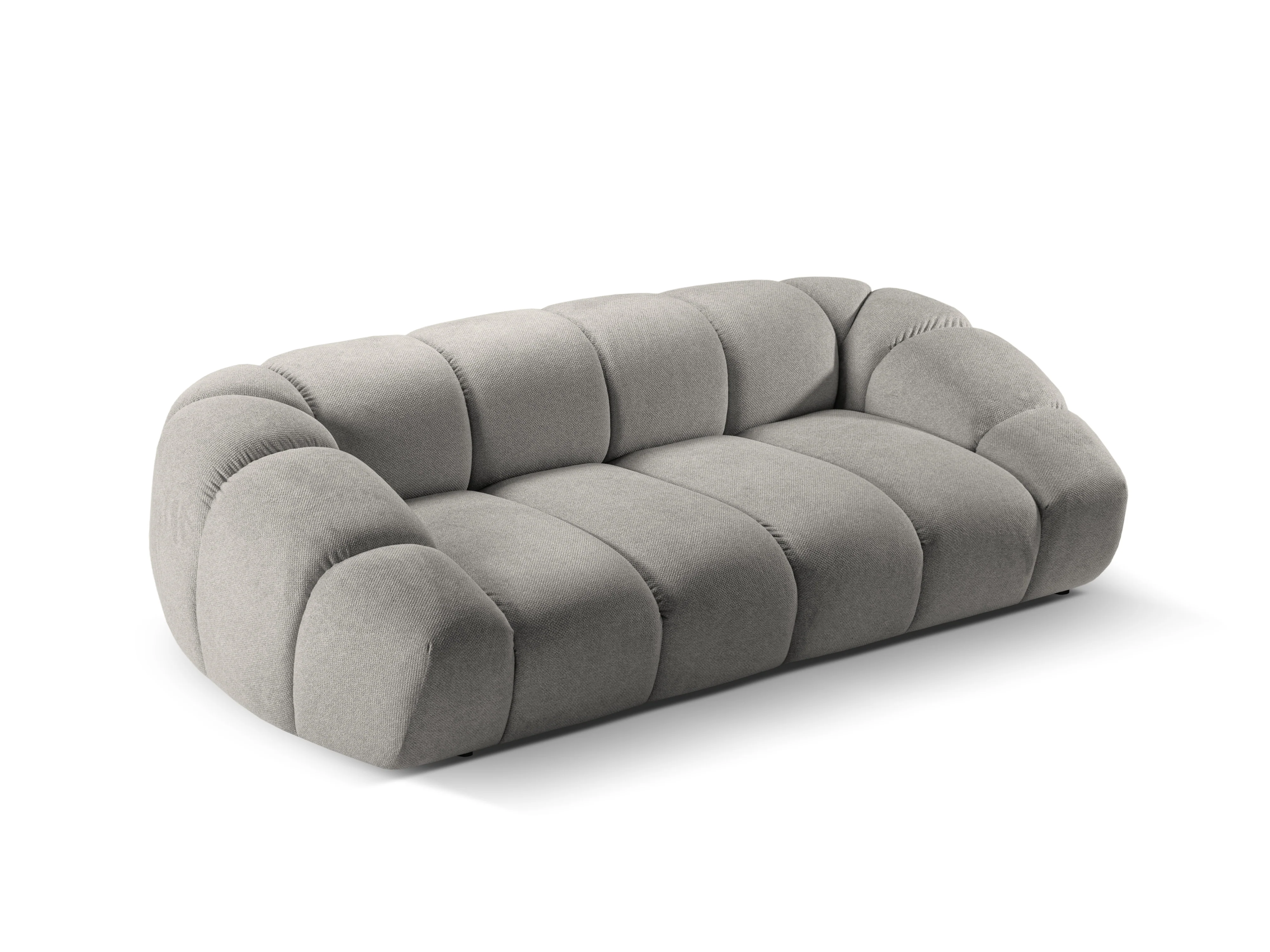 Sofa  3-osobowa DIANA jasnoszary szenil - Image 4