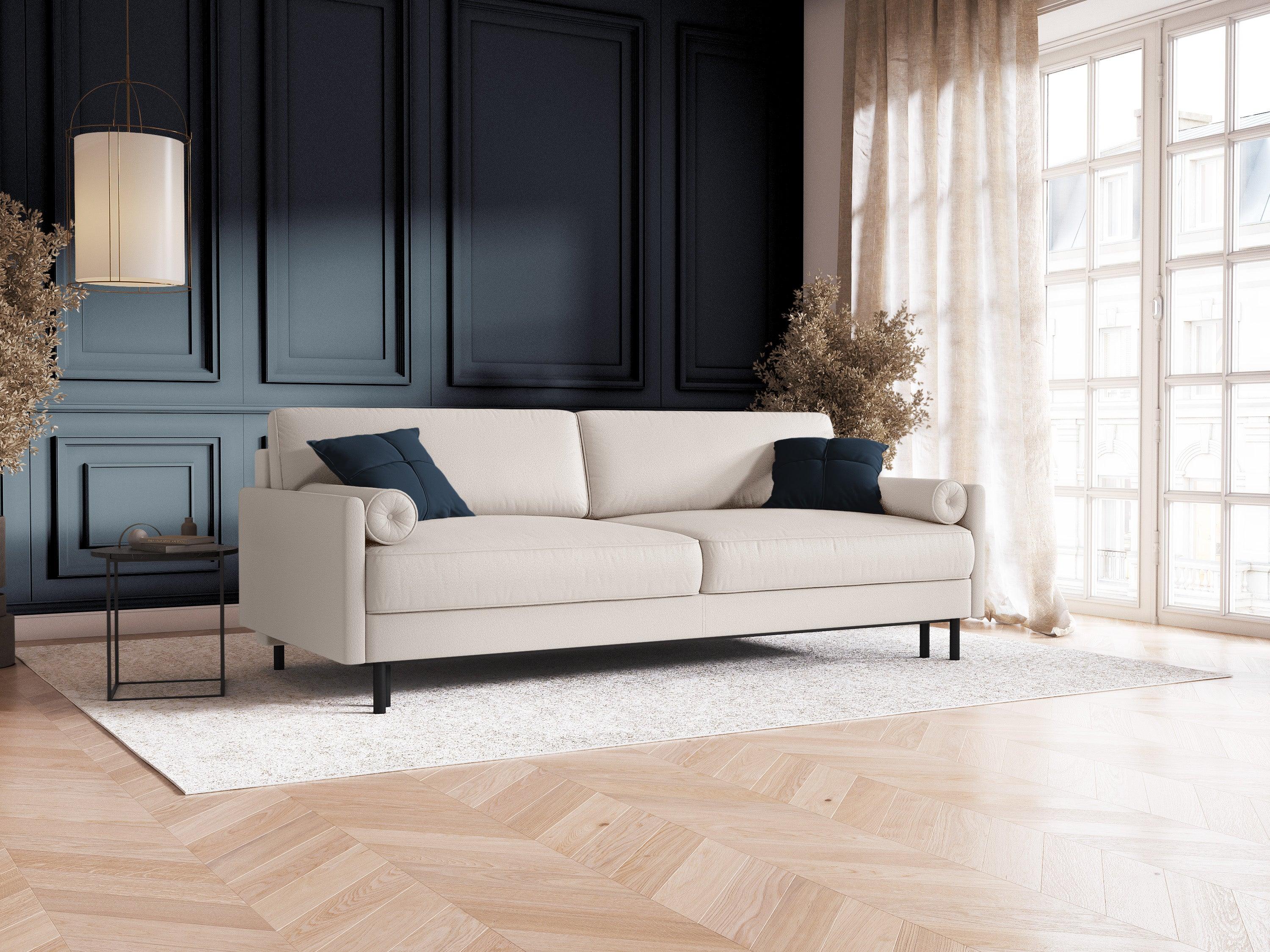 Sofa z funkcją spania SCOTT jasnobeżowy - Image 2