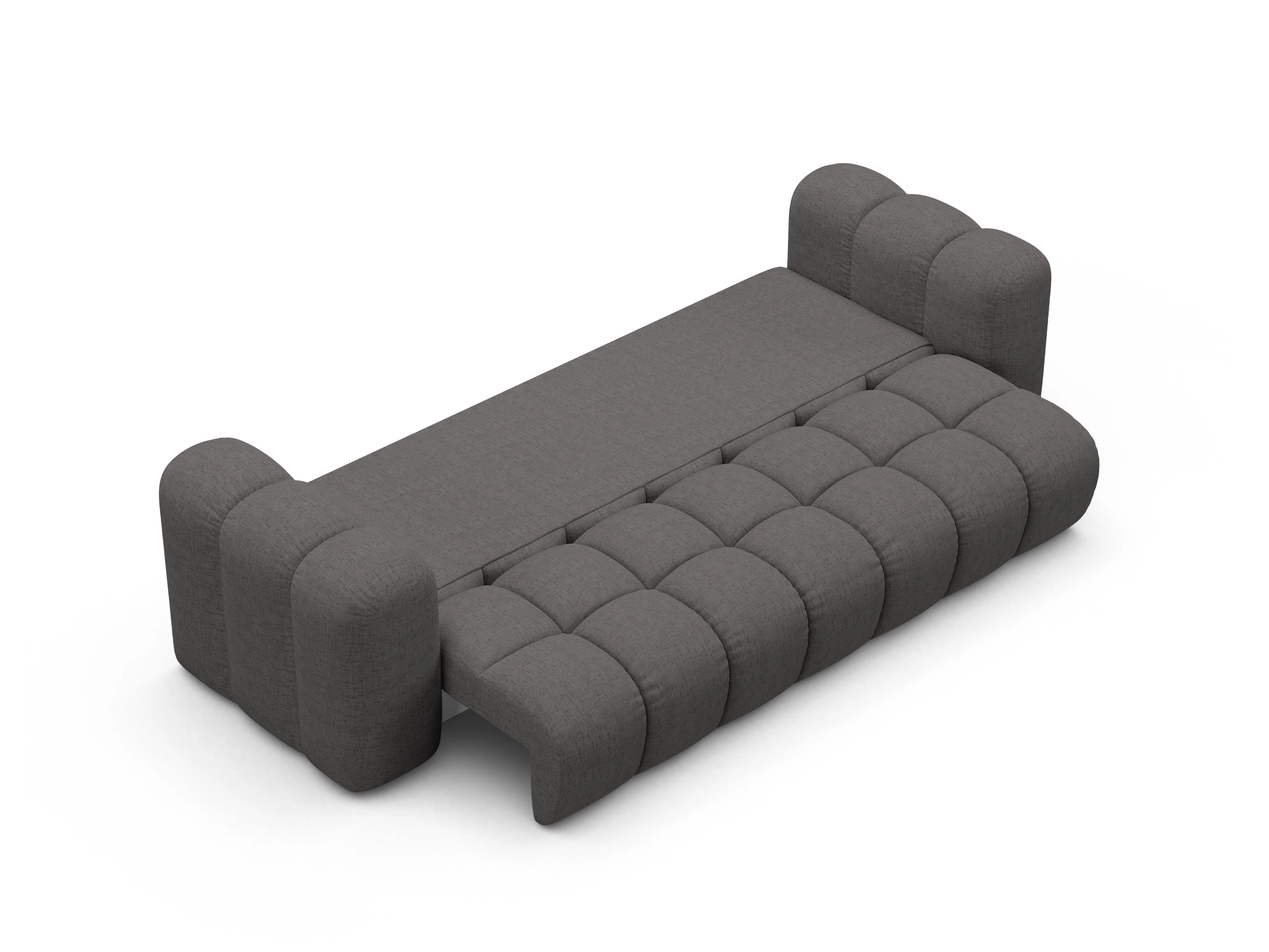 Sofa z funkcją spania ASTRO szary szenil - Image 3