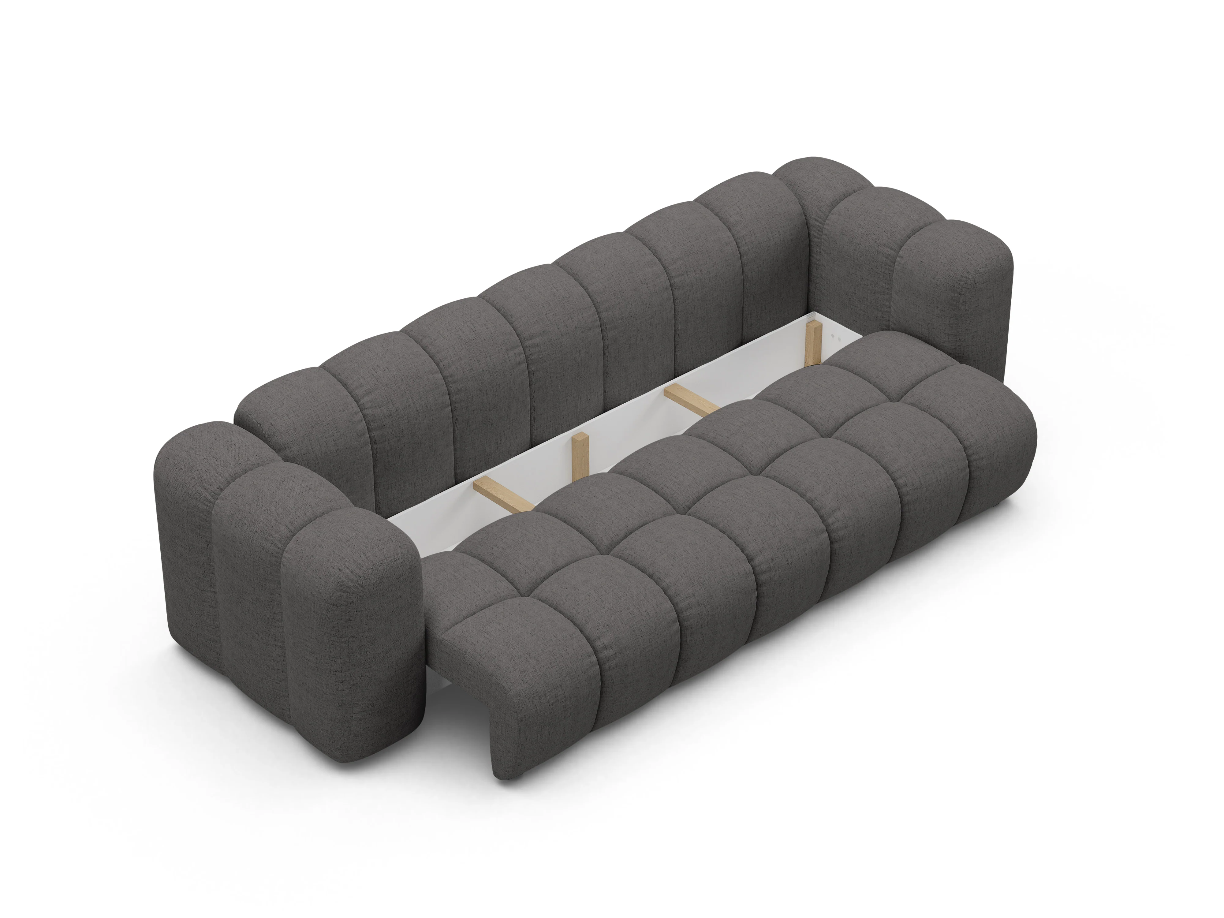Sofa z funkcją spania ASTRO szary szenil - Image 4