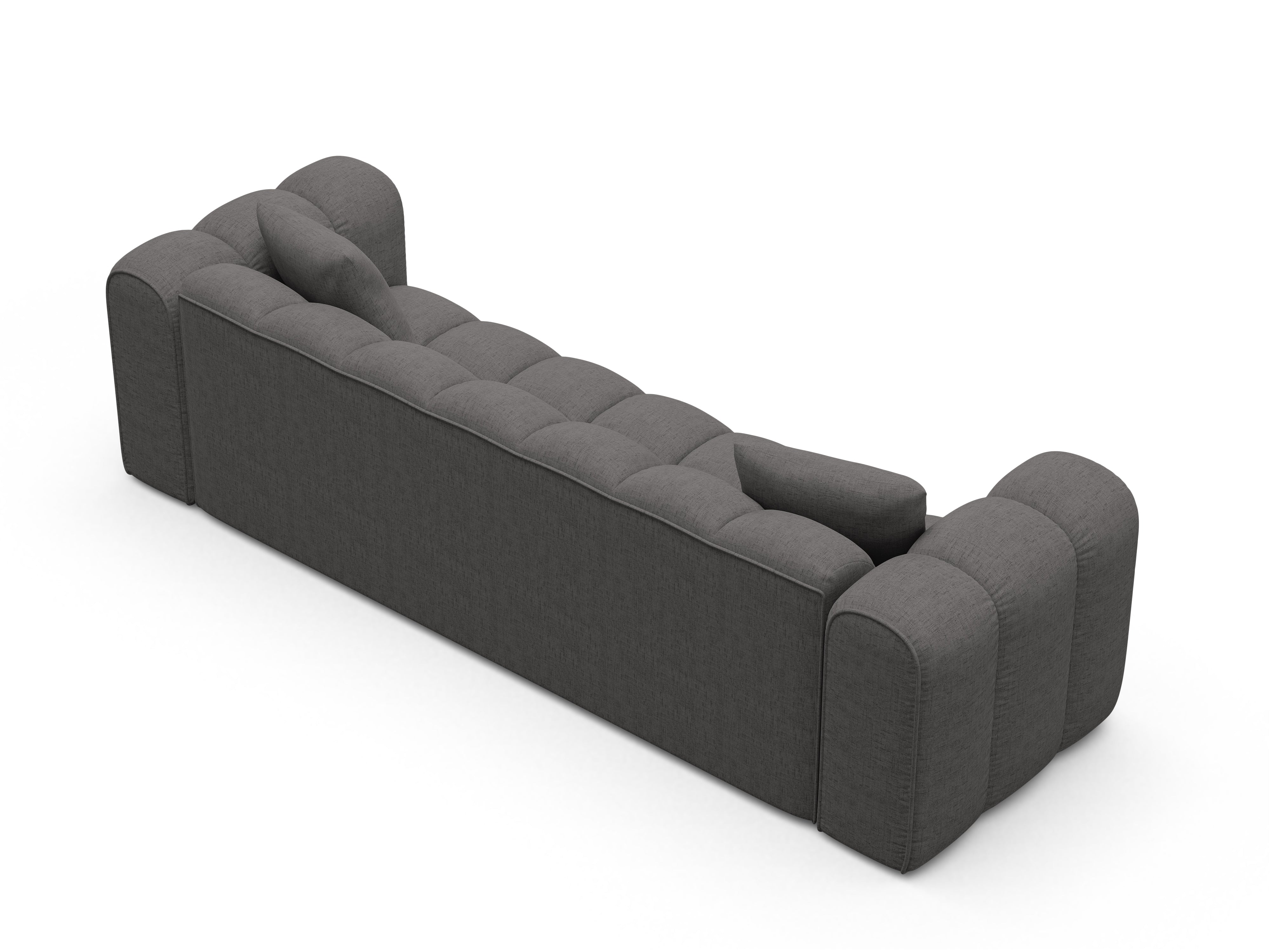 Sofa z funkcją spania ASTRO szary szenil - Image 5