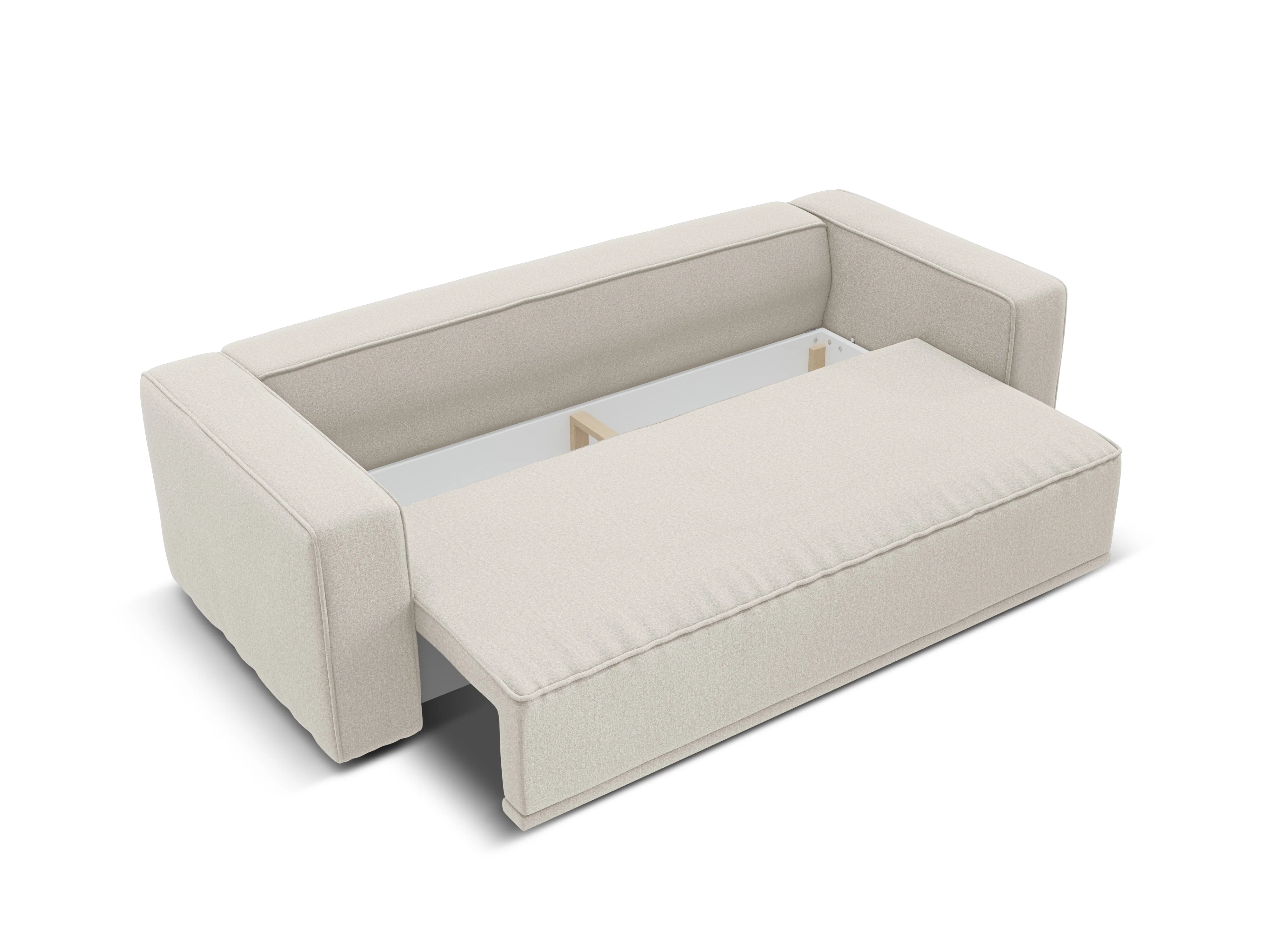 Sofa z funkcją spania RIBES beżowy szenil - Image 6