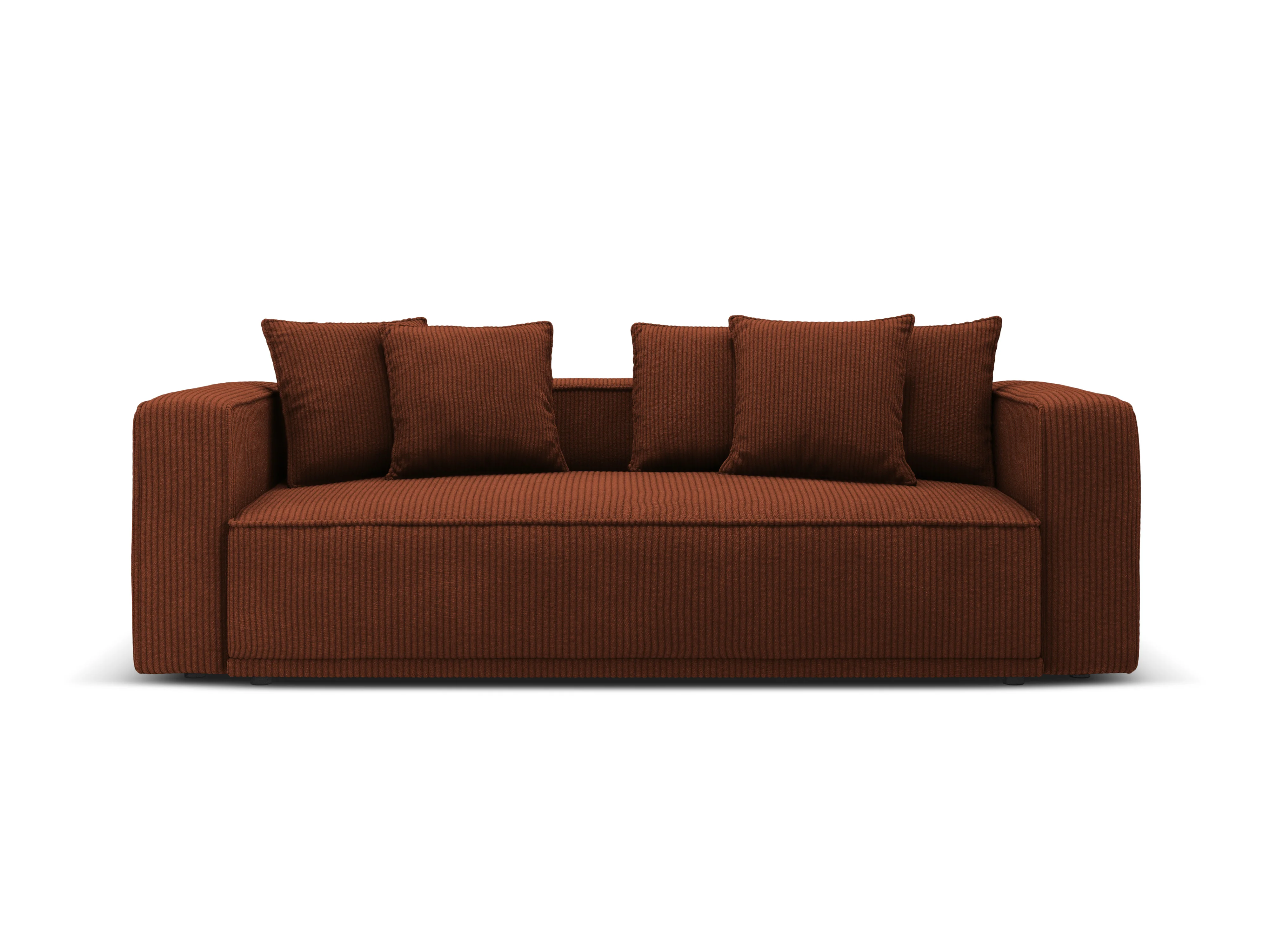 Sofa z funkcją spania RIBES ceglasty sztruks - Image 3