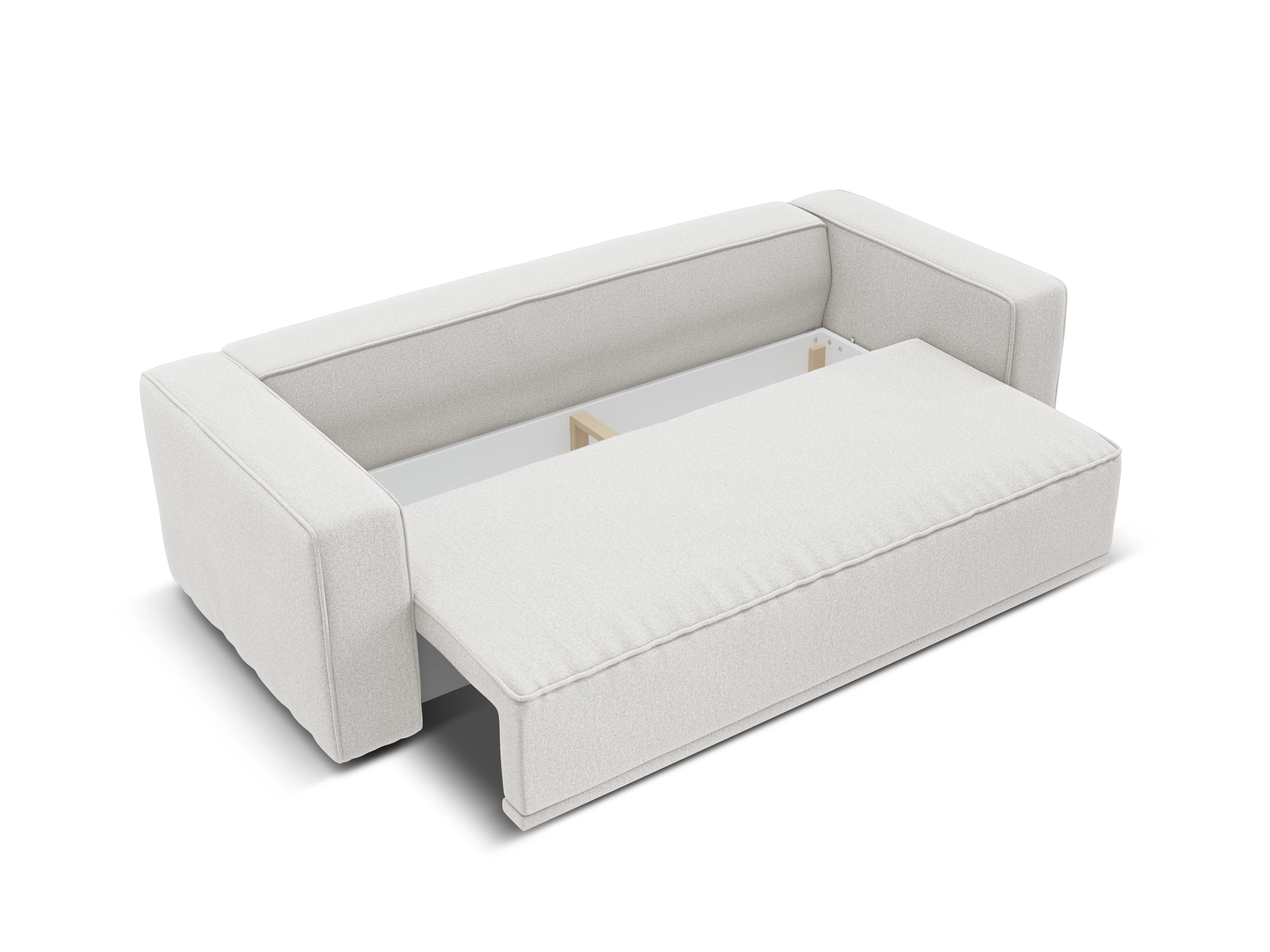 Sofa z funkcją spania RIBES srebrny szenil - Image 6