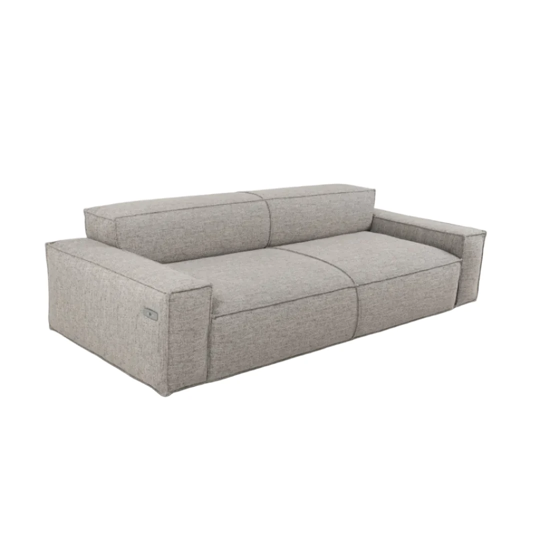 Sofa z elektrycznym systemem rozkładania UMO X tapicerowana