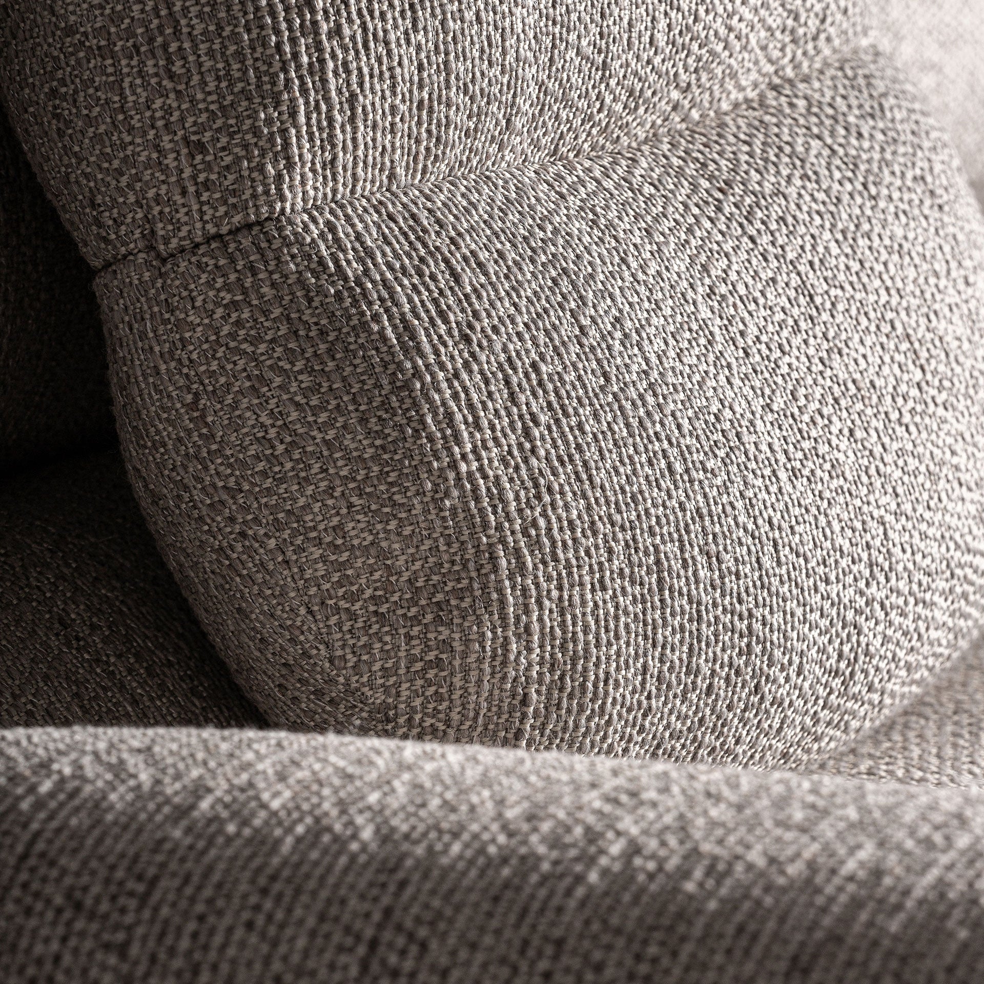 Sofa z poduszkami JACQUARD beżowy z drewnianą podstawą - Image 7