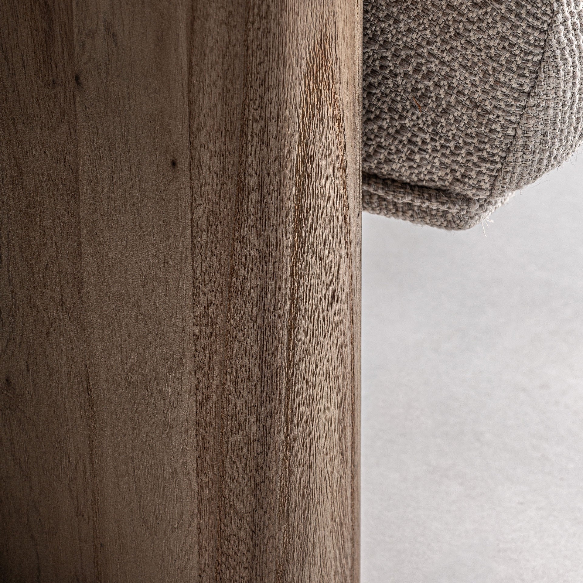 Sofa z poduszkami JACQUARD beżowy z drewnianą podstawą - Image 8