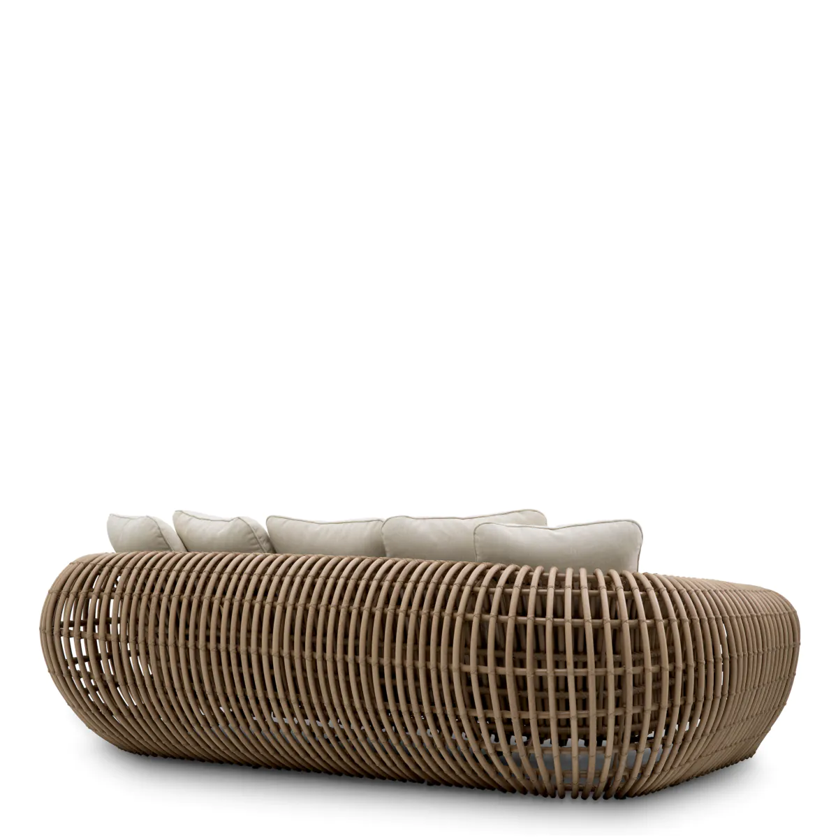 Sofa zewnętrzna SIDERNO syntetyczny rattan - Image 4