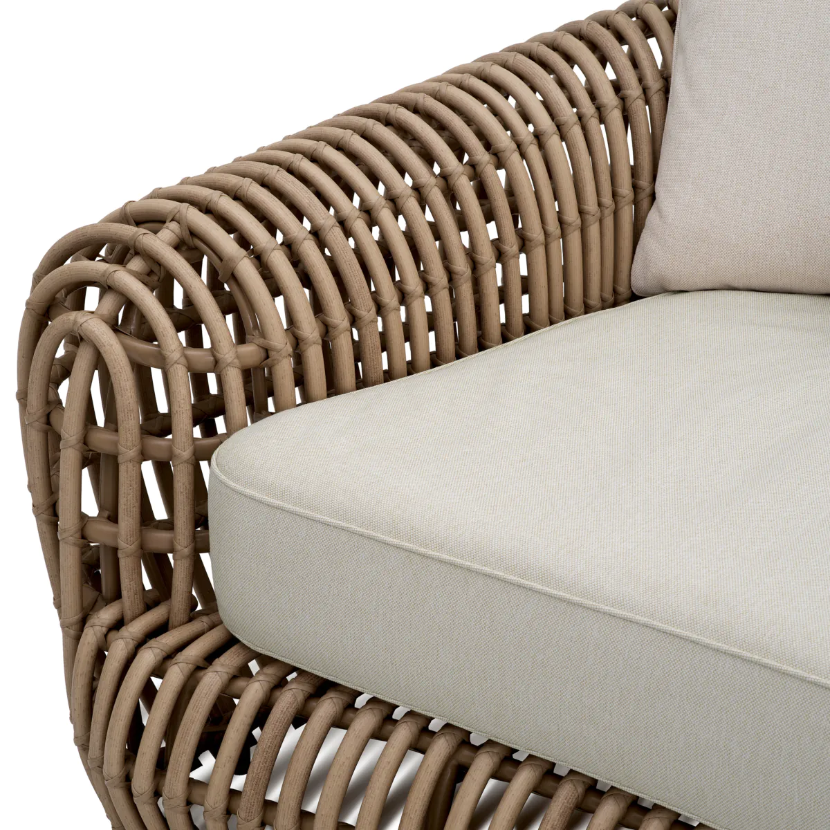 Sofa zewnętrzna SIDERNO syntetyczny rattan - Image 7