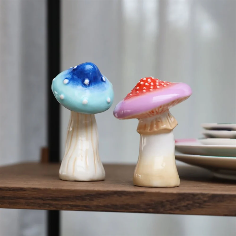 Solniczka i pieprzniczka MAGIC MUSHROOM kolorowa kamionka - Image 2