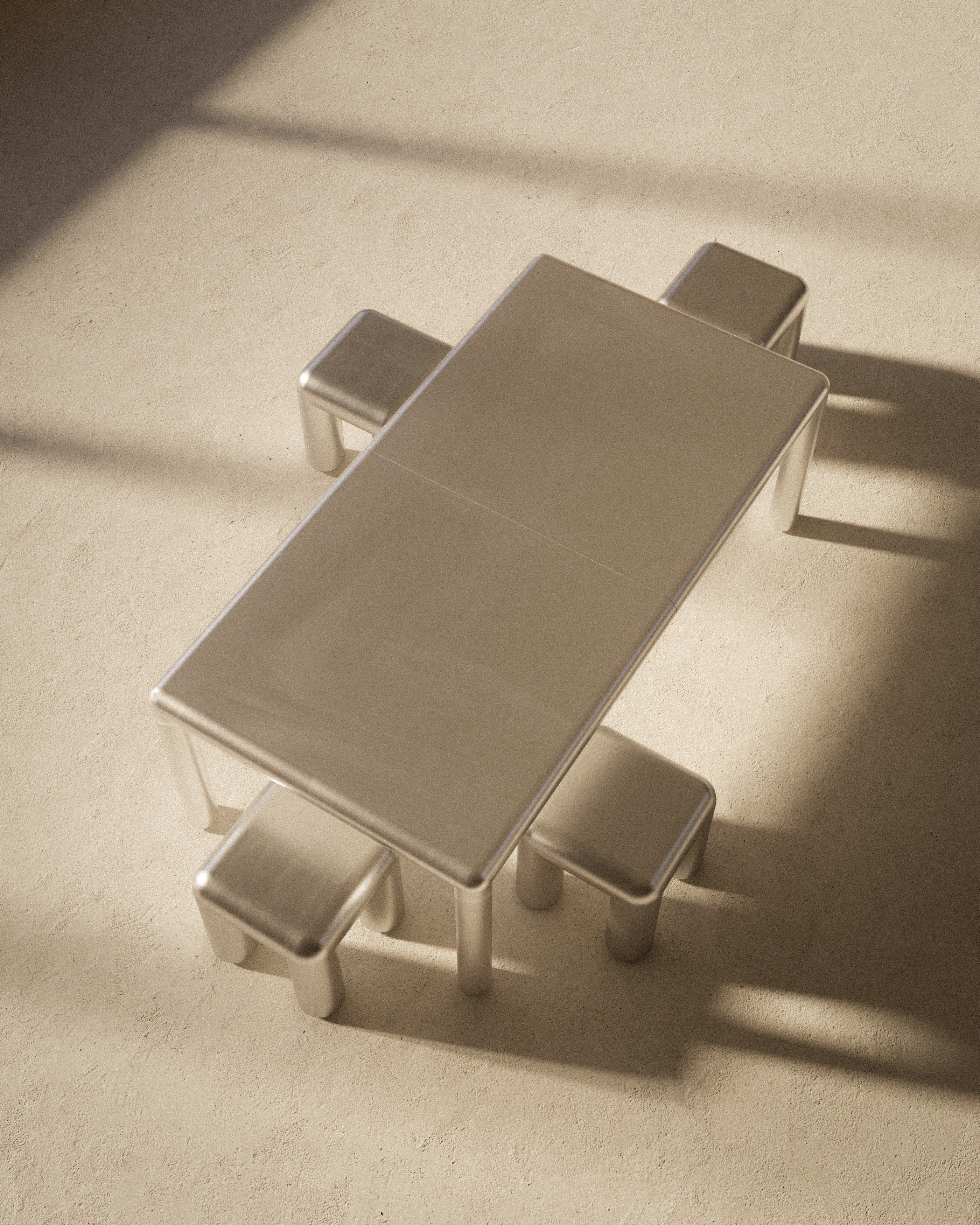 Stół CUBIO aluminium - Image 5