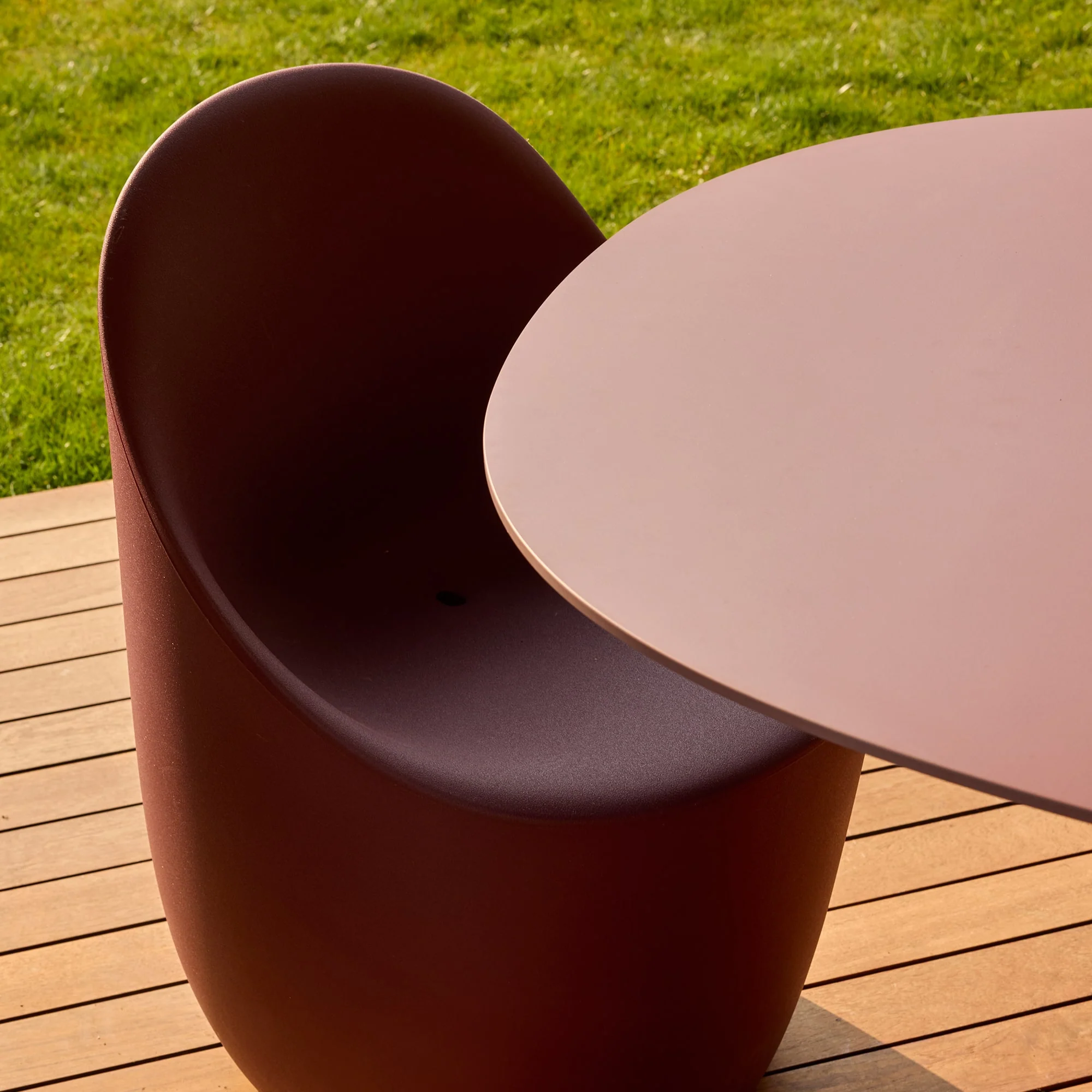 Stół ogrodowy z pojemnikiem COBBLE taupe - Image 6