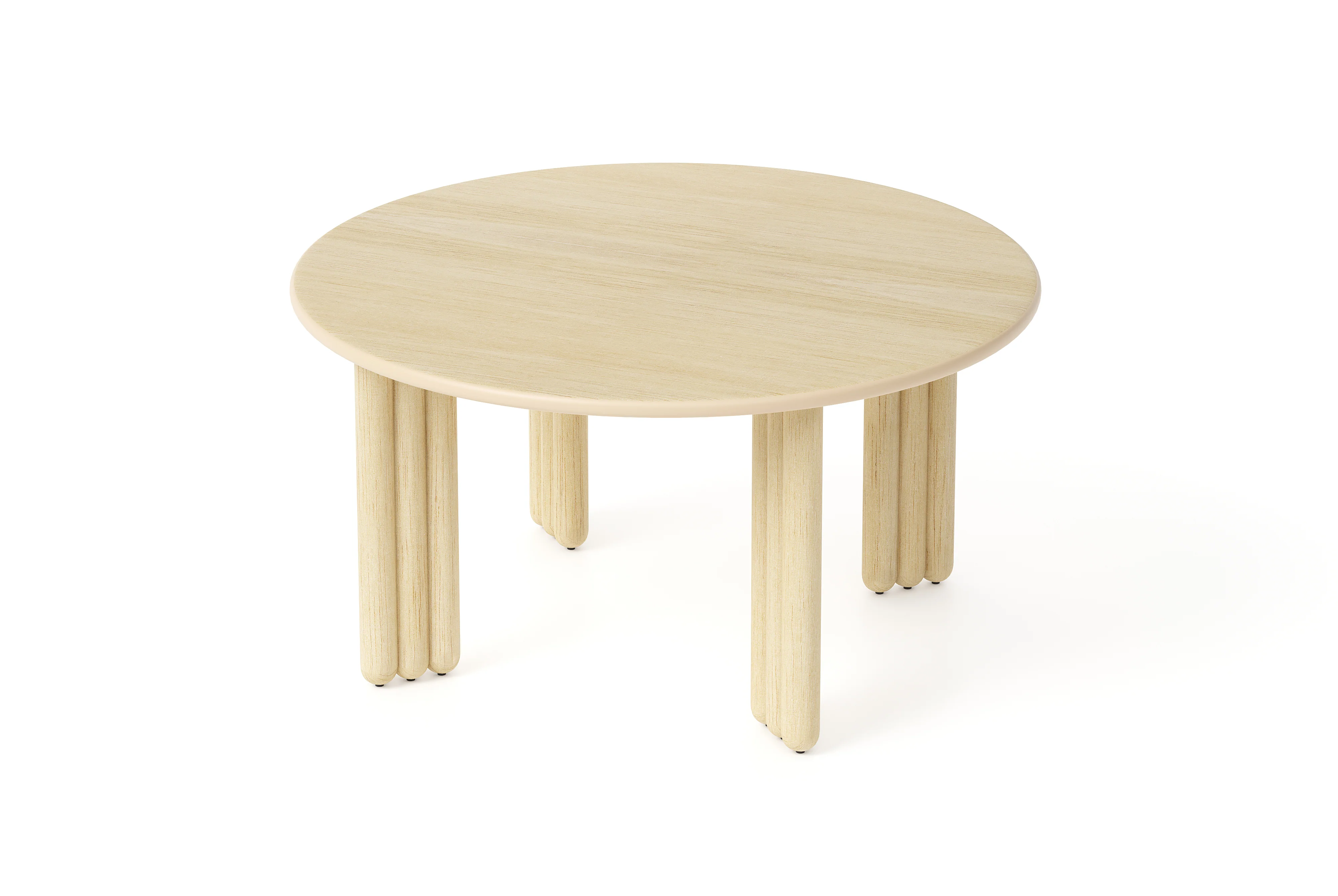 Stół okrągły FLOCK naturalne drewno jesionowe - Image 6