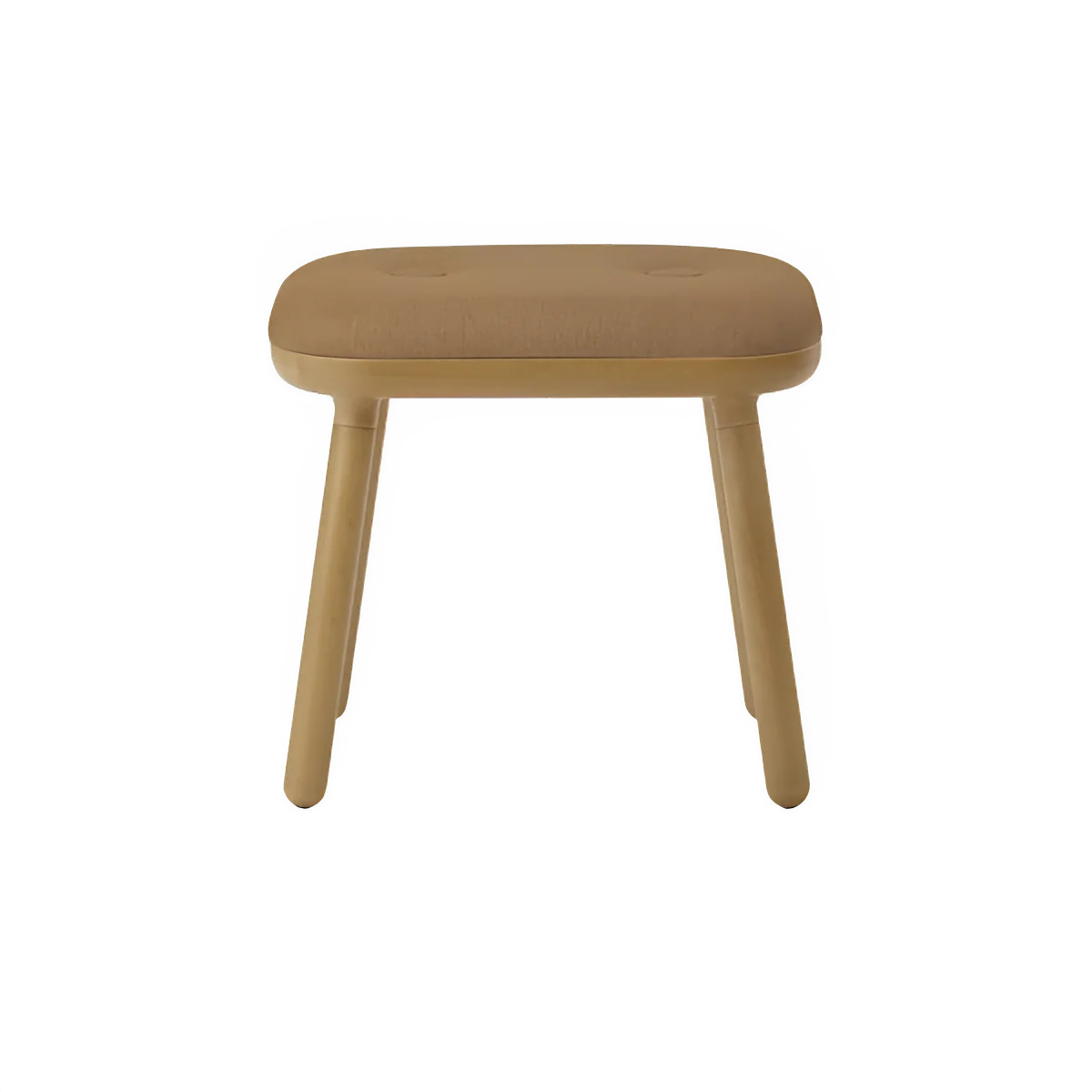 Stołek PAFF karmelowy z dębową podstawą - Image 7