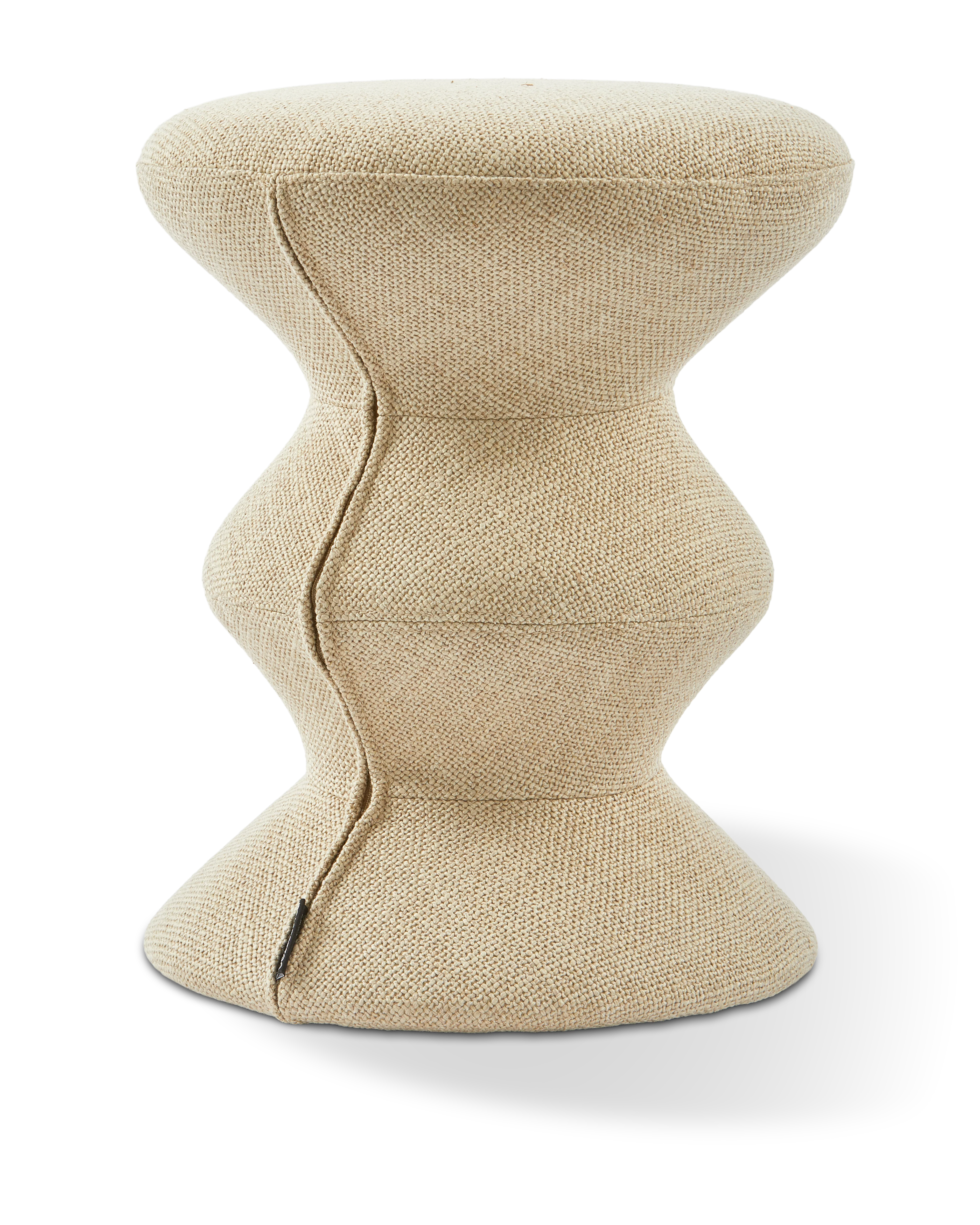 Stołek SOFT ZIG ZAG beżowy - Image 7