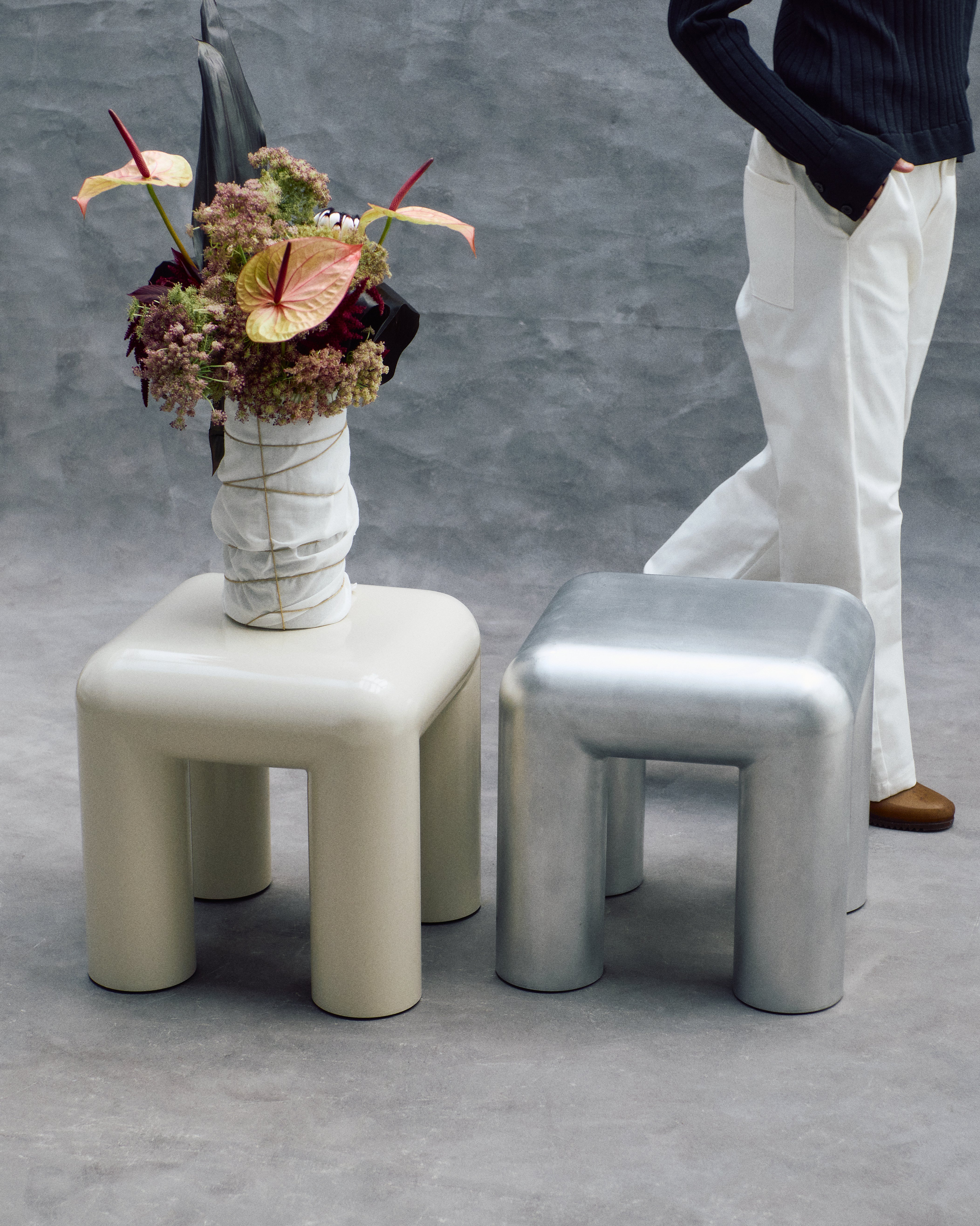 Stolik boczny CUBIO aluminium - Image 16