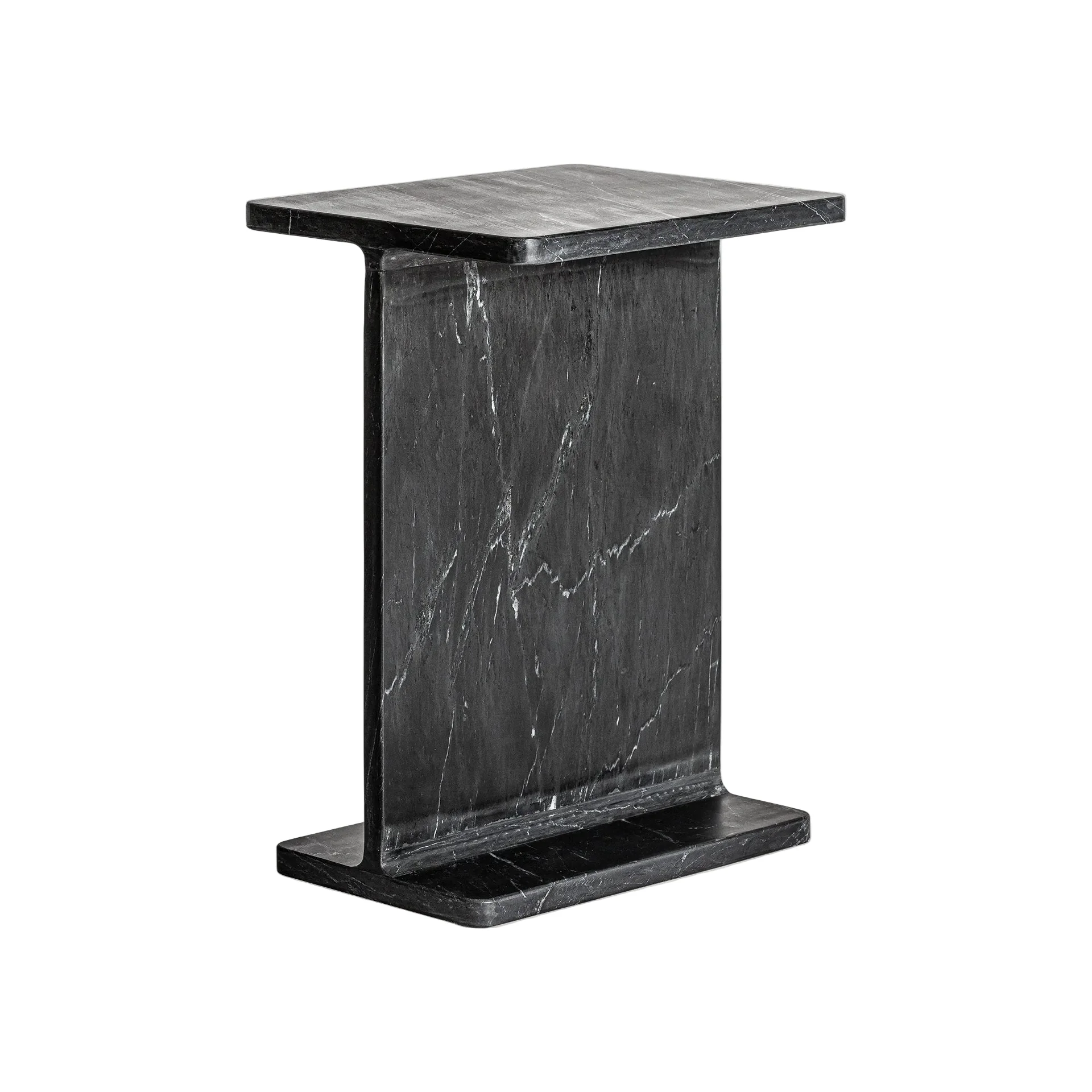 Stolik boczny MARQUINA czarny marmur