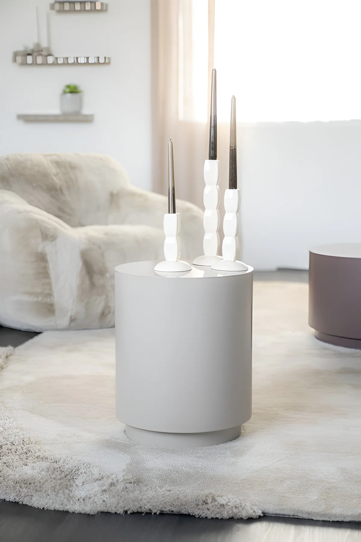 Stolik boczny MESITA taupe - Image 3